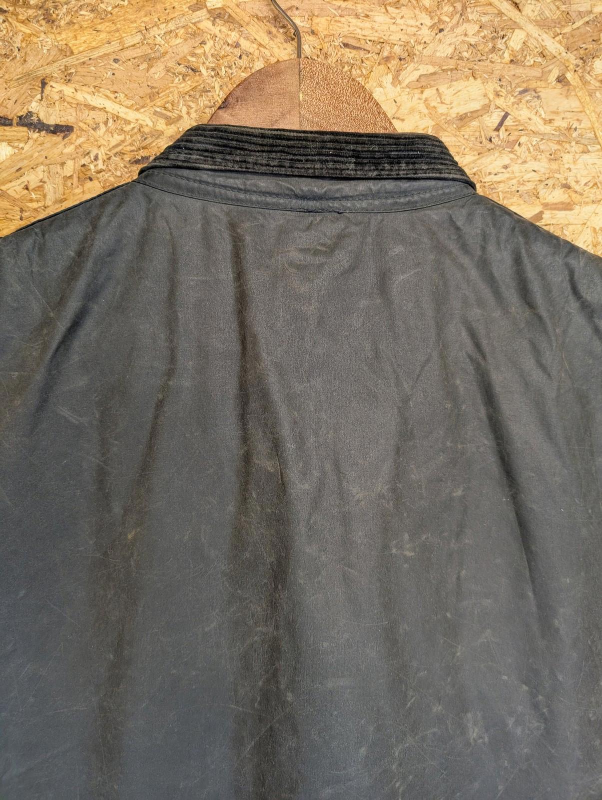 Barbour Westmorland A225 Waxed Gilet Large Classic Vest Black Bodywarmer Tartan