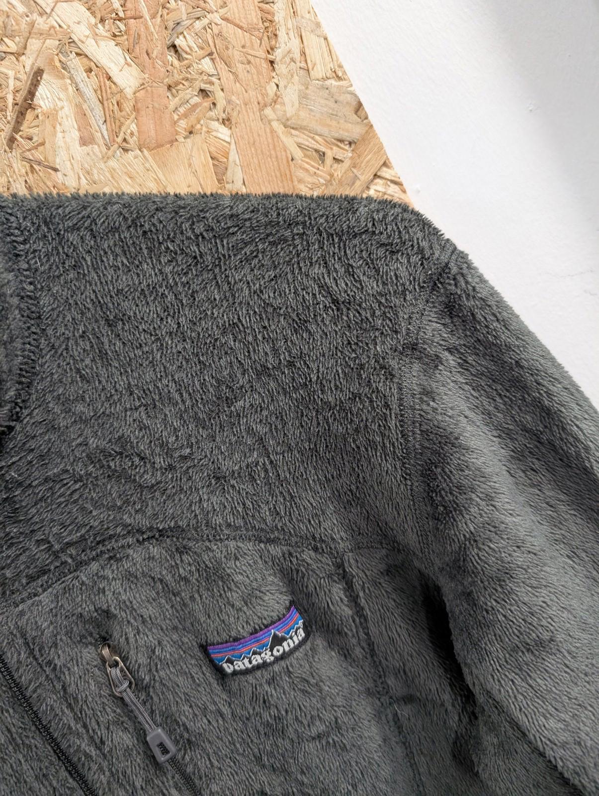 Patagonia XS Men R2 Fleece Jacket Grey Full Zip Outdoors Walking Hiking Warm