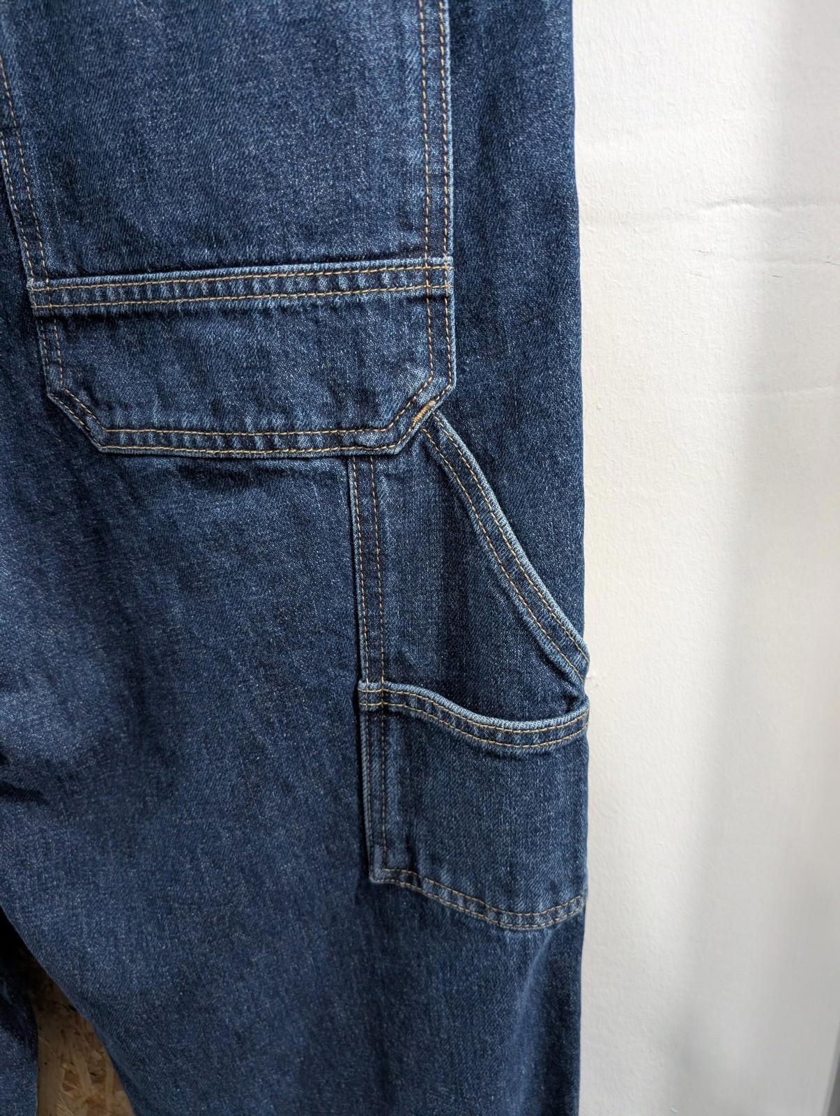 Tommy Jeans Mens Size W32 L32 Skater Loose Fit Carpenter Y2K Navy Blue Denim