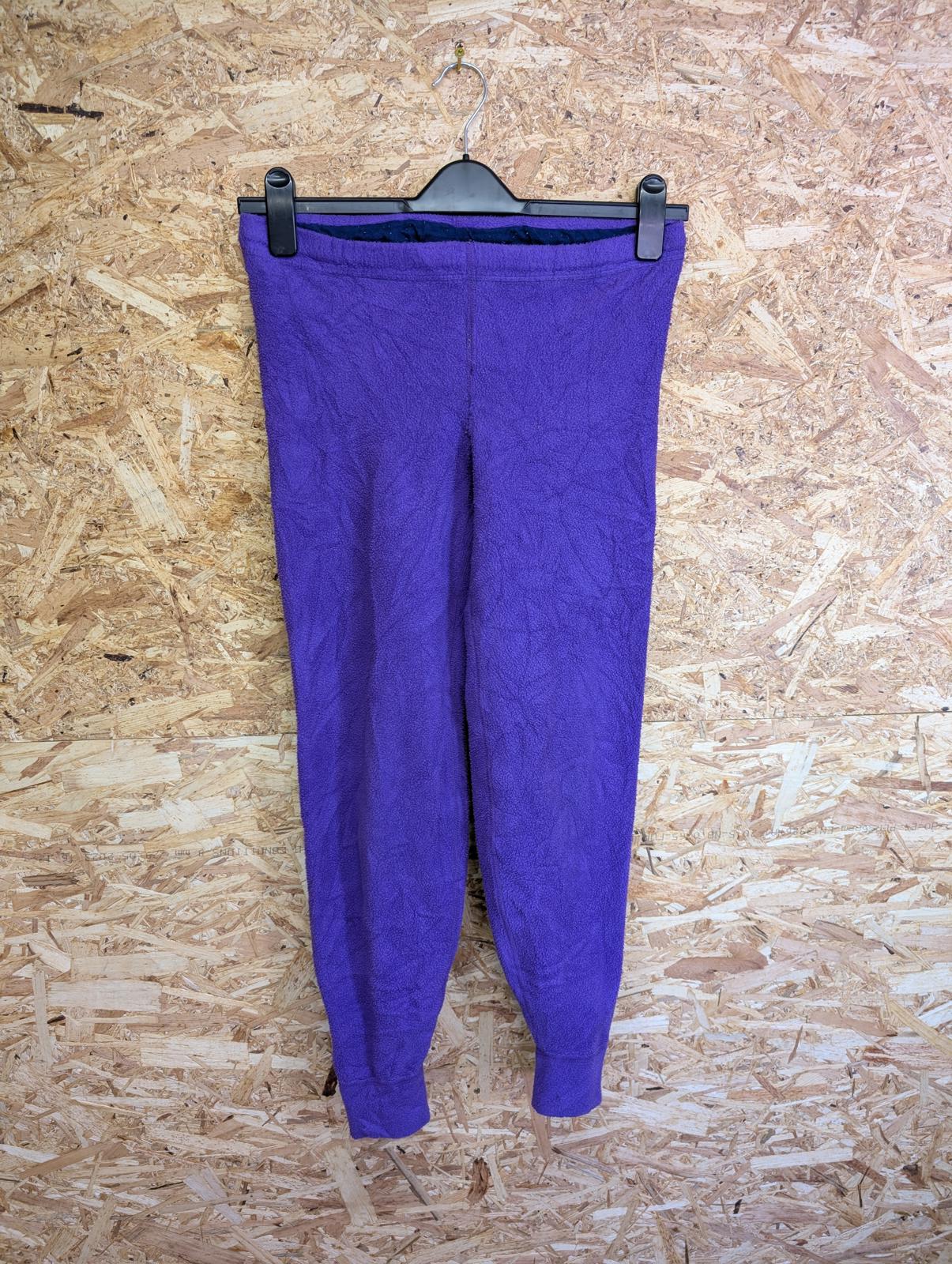 Patagonia Joggers Size Medium Fleece Vintage Pants Joggers Purple Made in USA