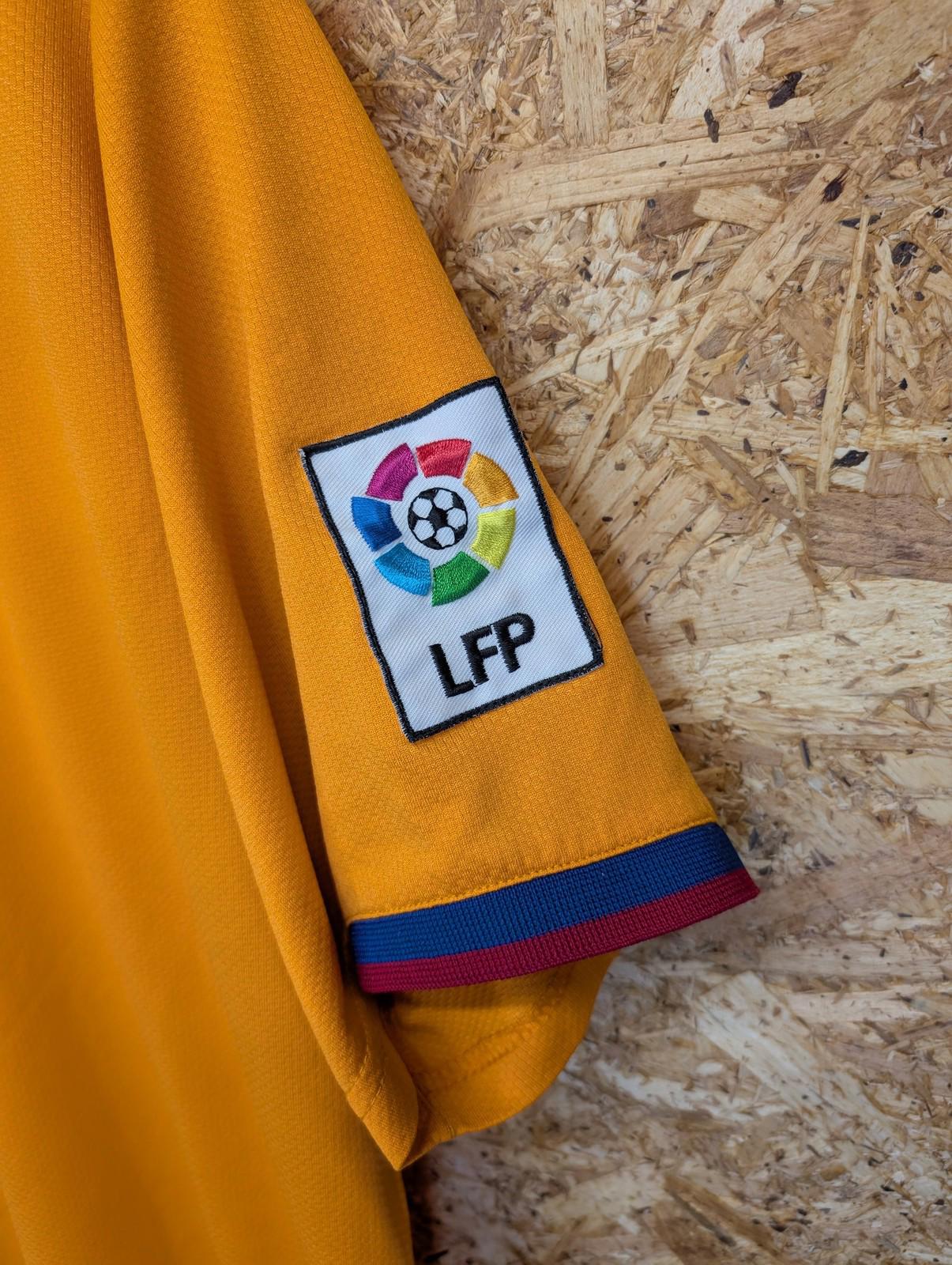 Nike FC Barcelona Away Shirt Large Men LFP Orange 2006 Football 05/06 Messi