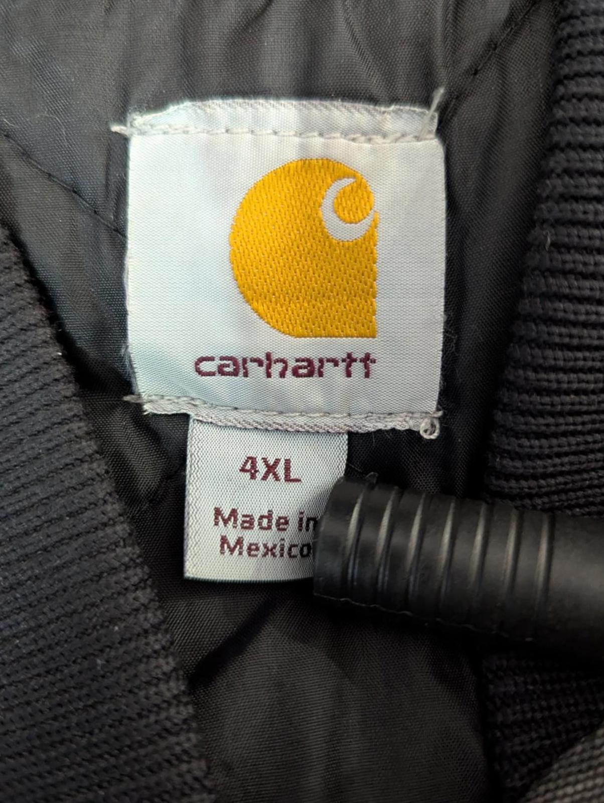 Carhartt Grey Quilted Lined Vest 4XL Men Quilted Padded Workwear Utility Pockets