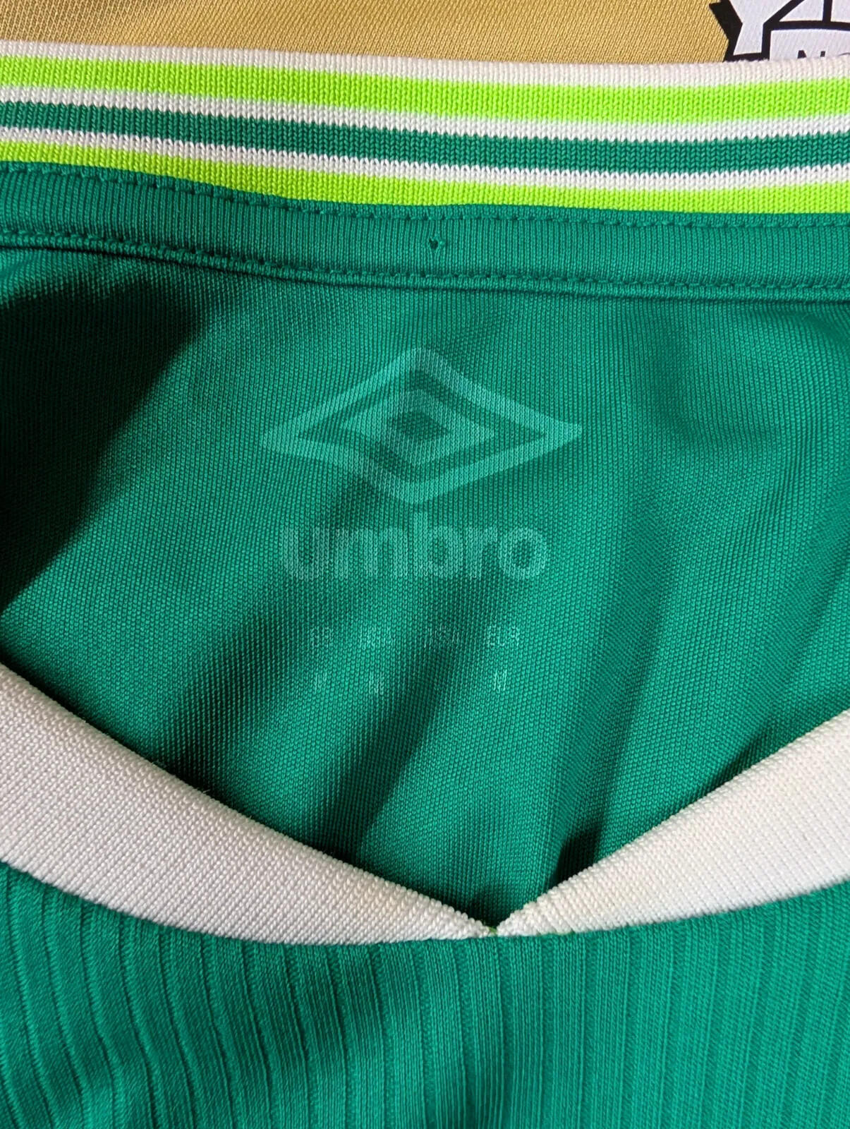 Werder Bremen Football Shirt Mens Medium 2019-2020 Green Umbro SS Wiesenhof
