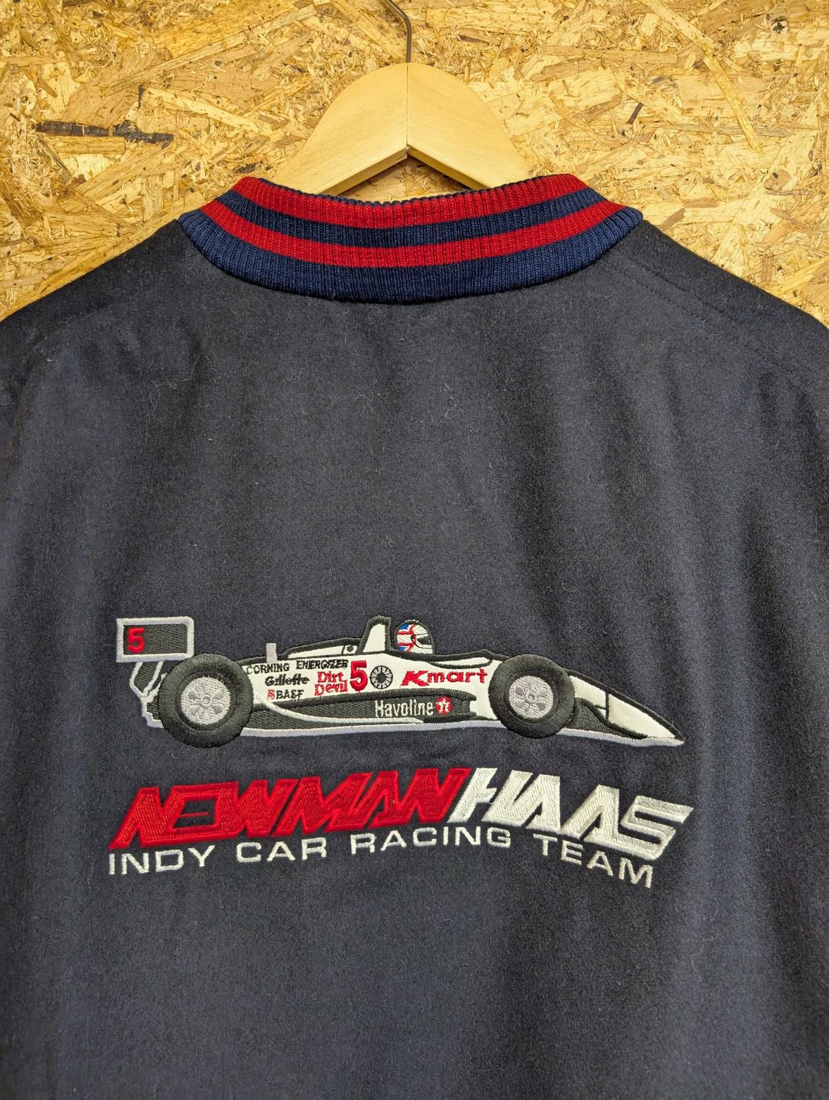 Newman Haas Jacket Large Men Nigel Mansell Indy Car Racing Varsity Embroidered