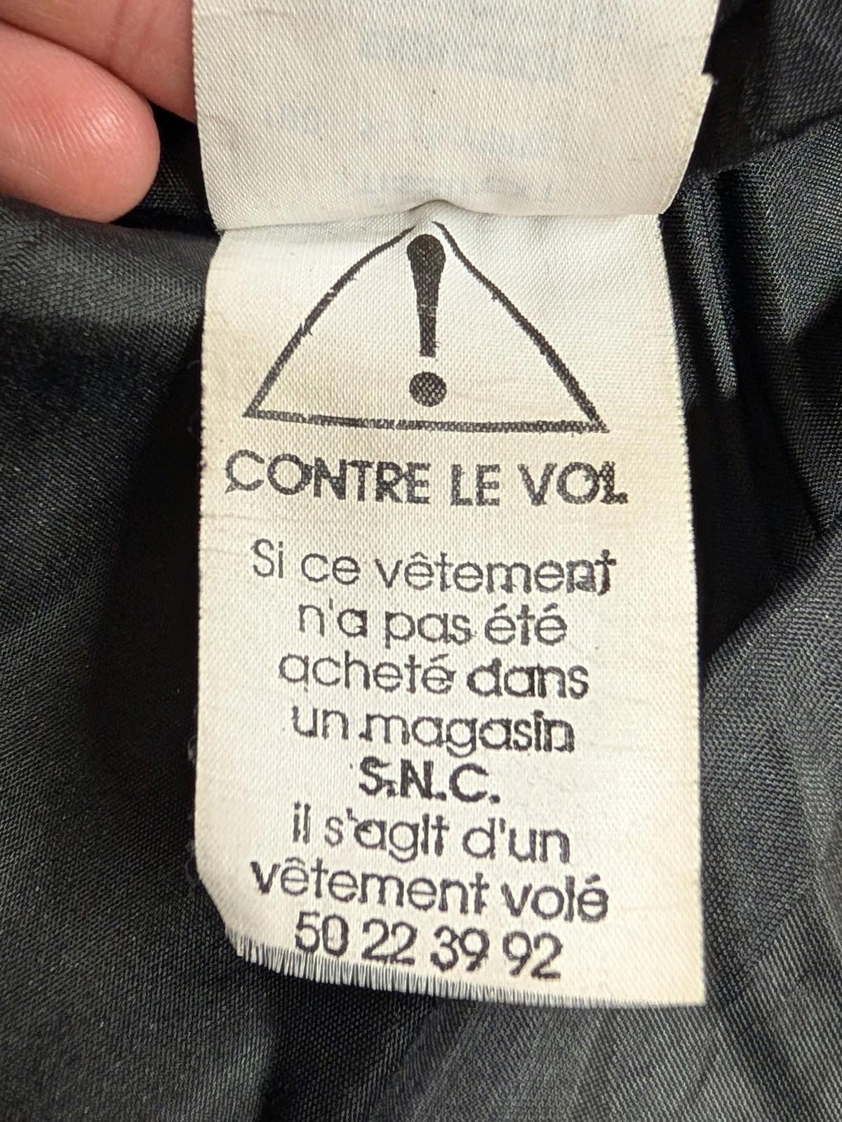 SNC Sport Neige Ski Jacket Small Men Geometric Aztec Hoodie Vintage 90s