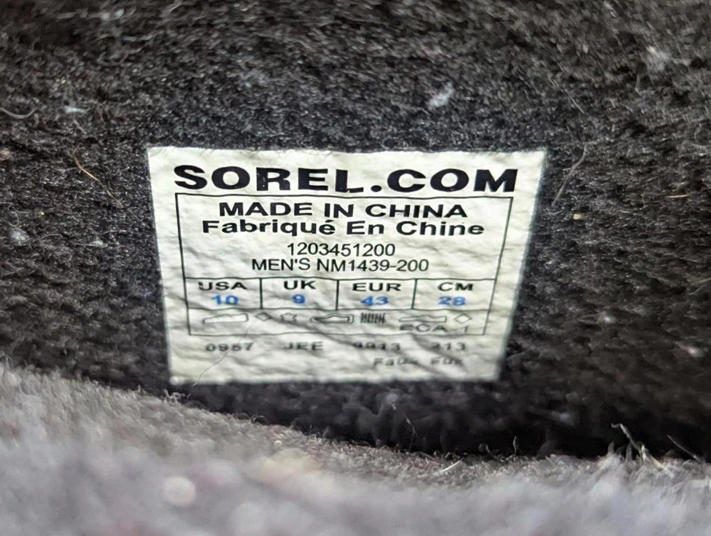 Sorel 1964 Winter Boots Size UK 9 EU 43 Cold Waterproof Brown Combat Leather