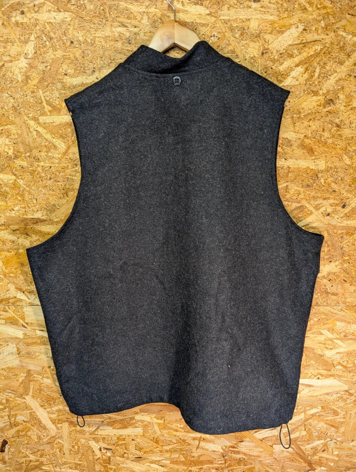 Filson Mackinaw Wool Vest XXXL Charcoal Grey Zip # 121 Liner Gilet Body Warmer