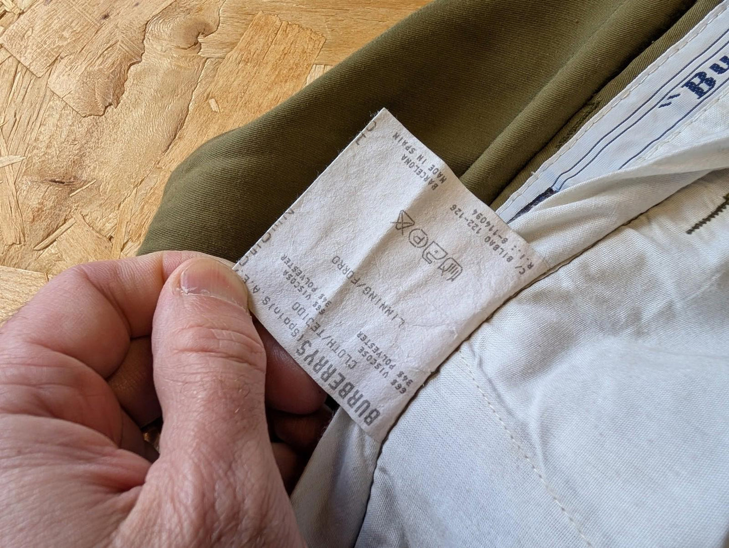 Burberry Shorts W38 Mens Pleated Tailored Front Olive Khaki Green Vintage 90s