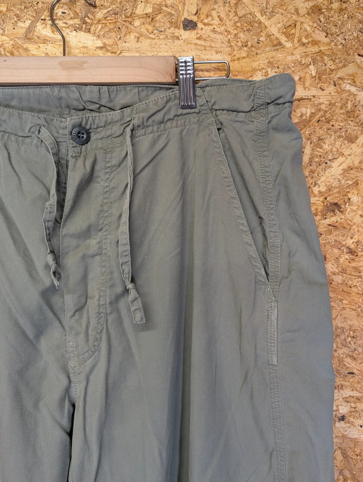 Vintage Diesel Cargo Baggy Trousers Mens XL W34 Grey Cotton Skate Housut Y2K