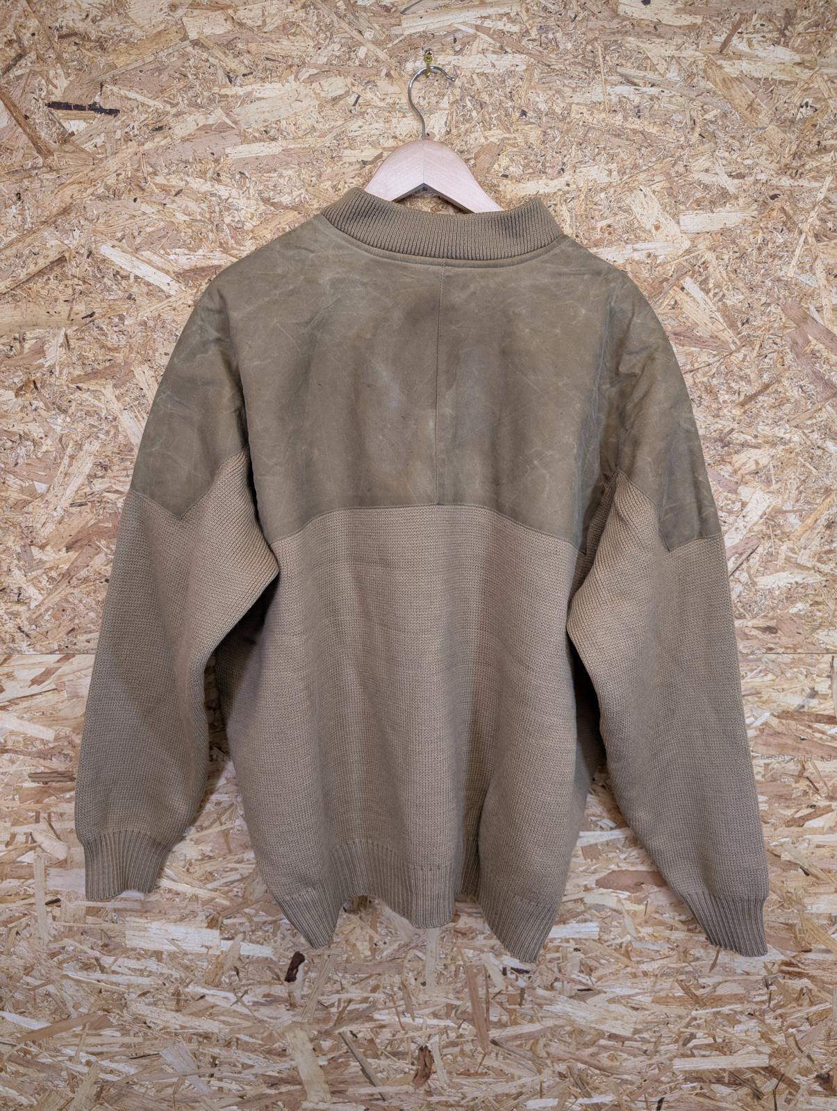 Filson Guide Jumper Mens 3XL Beige Wool Tin Cloth Sweater Style 711 USA Made