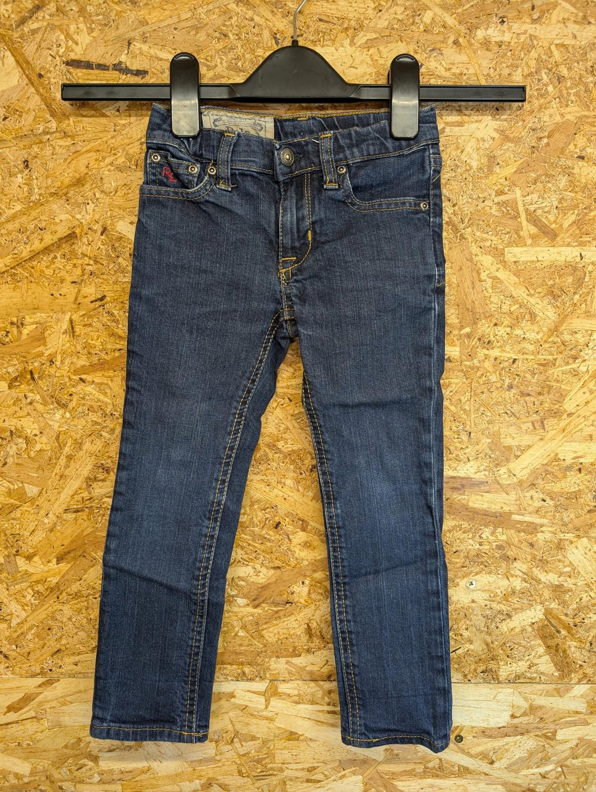 Ralph Lauren Polo Jeans Unisex Kids Age 4T Classic Straight Denim Navy Blue