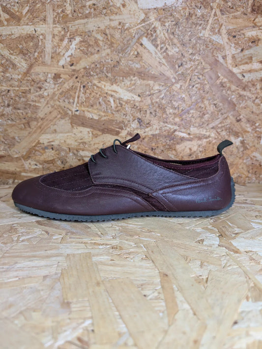 Paul Smith Driving Shoes Burgundy Leather Slip On Lace Stretch Casuals Oi Polloi