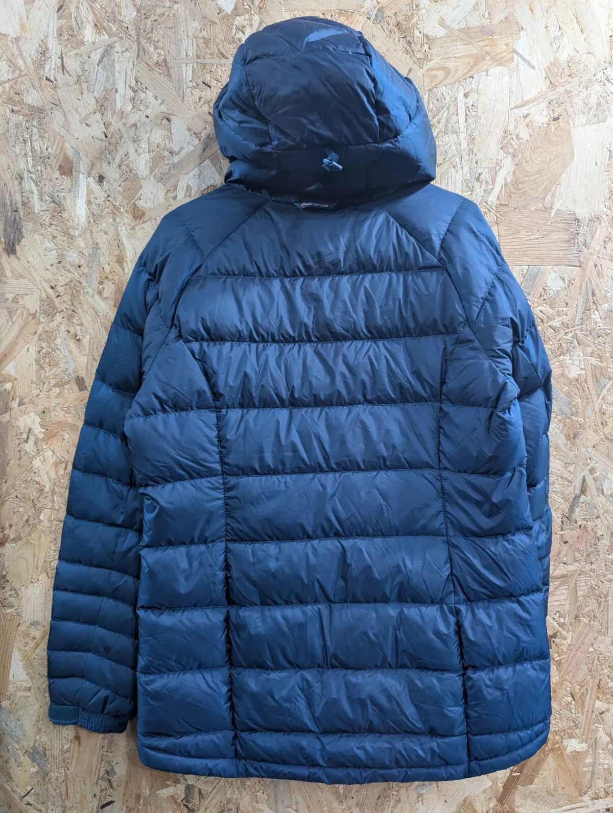 Montane Anti Freeze XT Down Jacket Womens UK 12 Teal Blue Hooded Puffer Hiking
