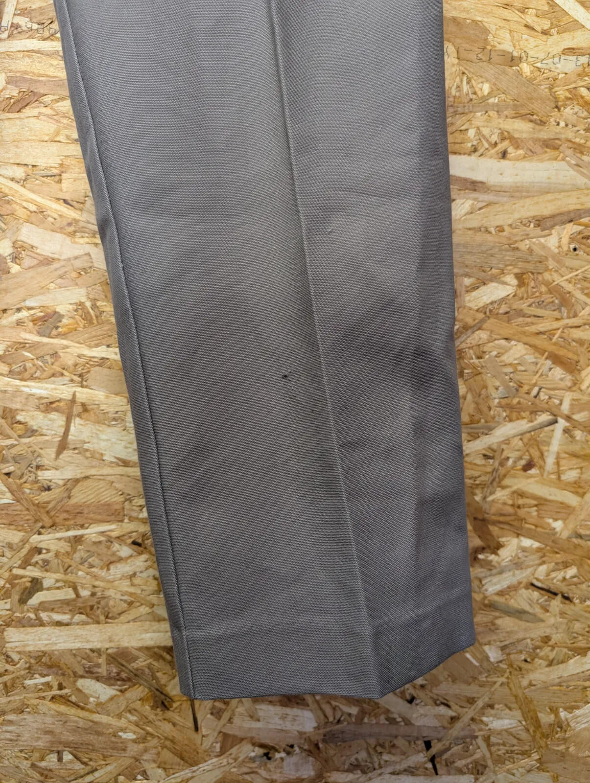 Emporio Armani Trousers Mens W30 L32 Beige Taupe Tailored Flat Formal Canvas