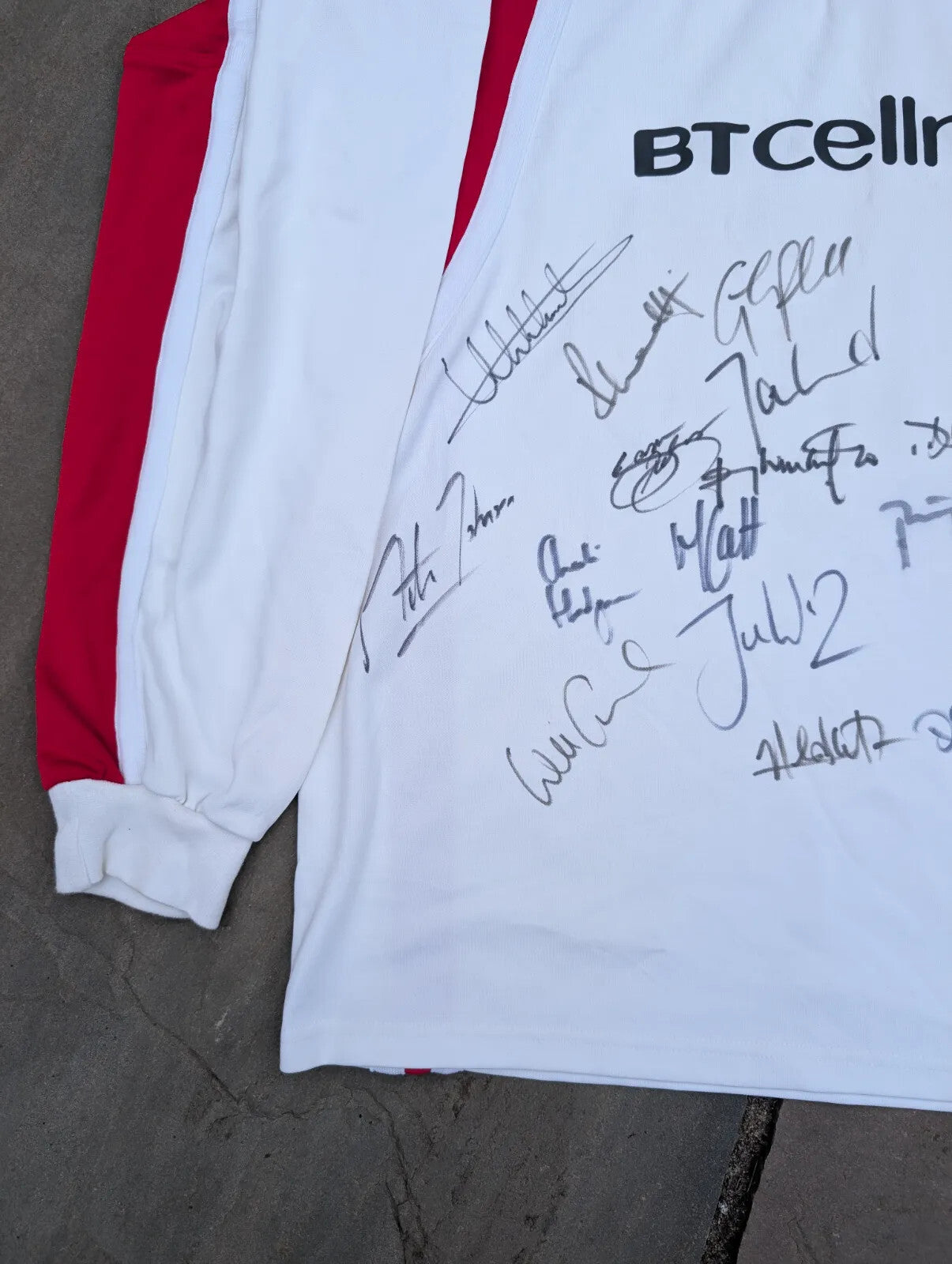Signed England Rugby Shirt 99-03 Men Large World Cup Winners Wilkinson Dallaglio