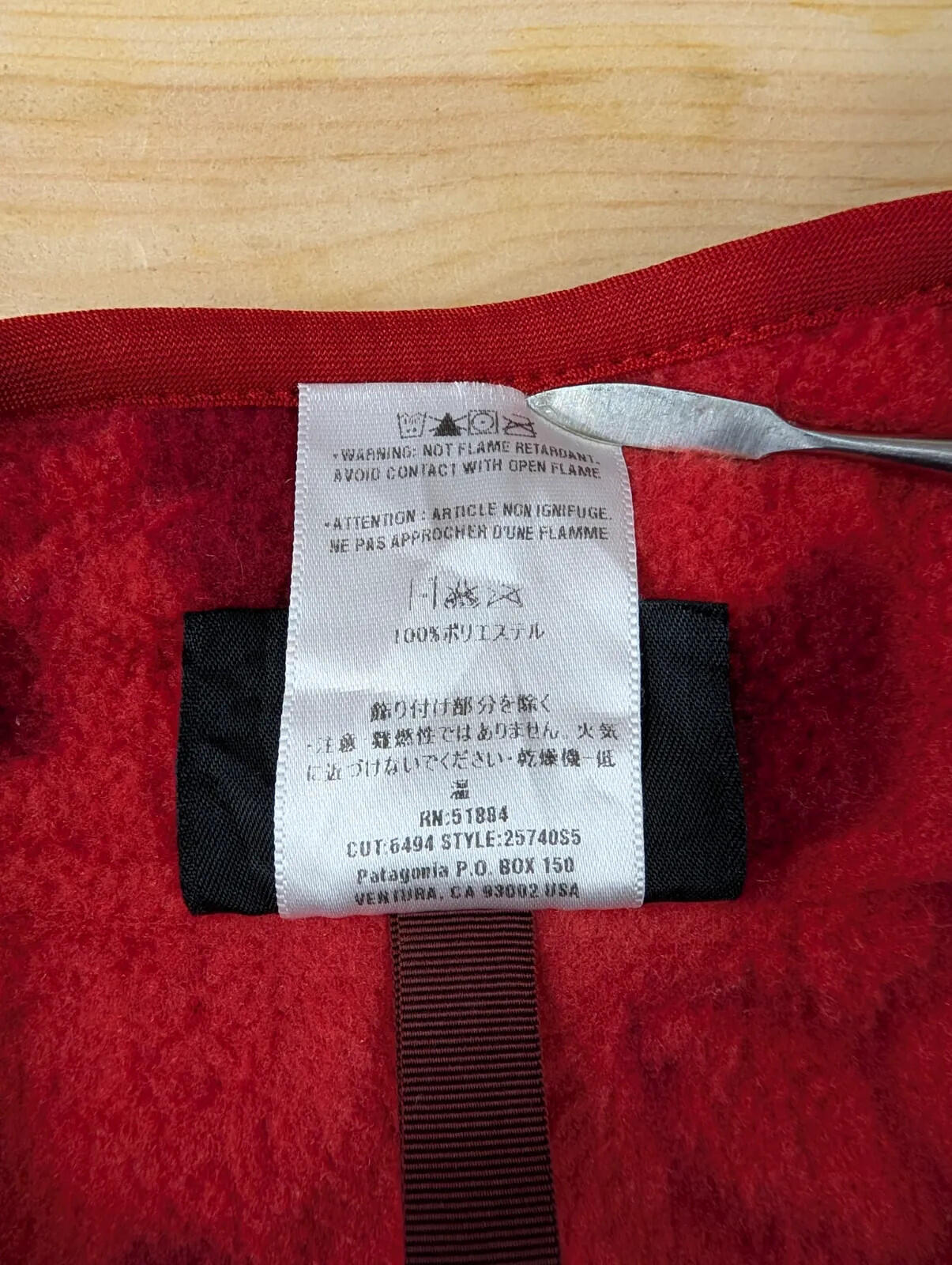 Patagonia Synchilla Fleece Womens XL Red Floral 1/4 Zip Pullover Snap-T Vintage