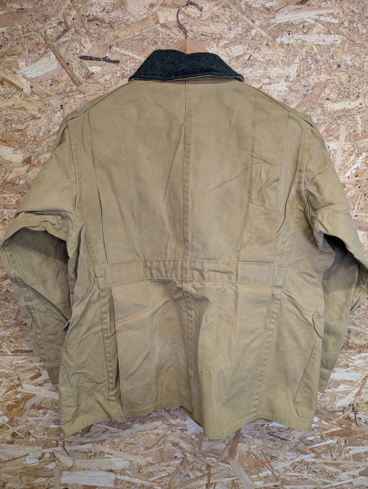 Filson Jacket Size Small 36 Men Style 64 Tin Cloth Made In USA Tan Duck Brown