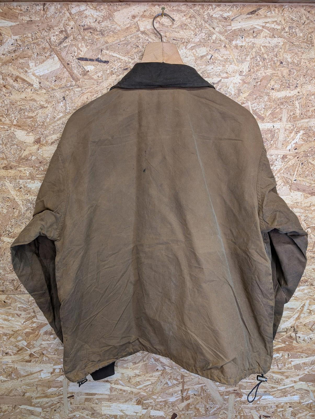 Filson Jacket Large Men Waxed Workwear Brown Outdoor Coat Oil Moelskin Collar