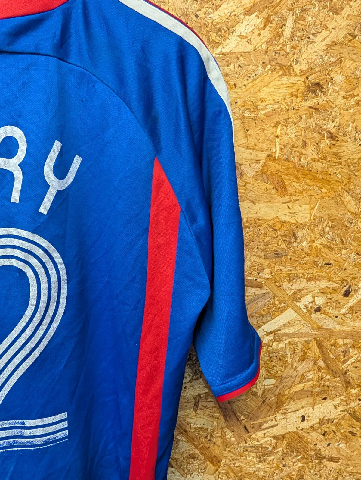 Vintage Adidas France 04/05 Home Shirt Mens XL Henry Name 12 Blue S/S World Cup