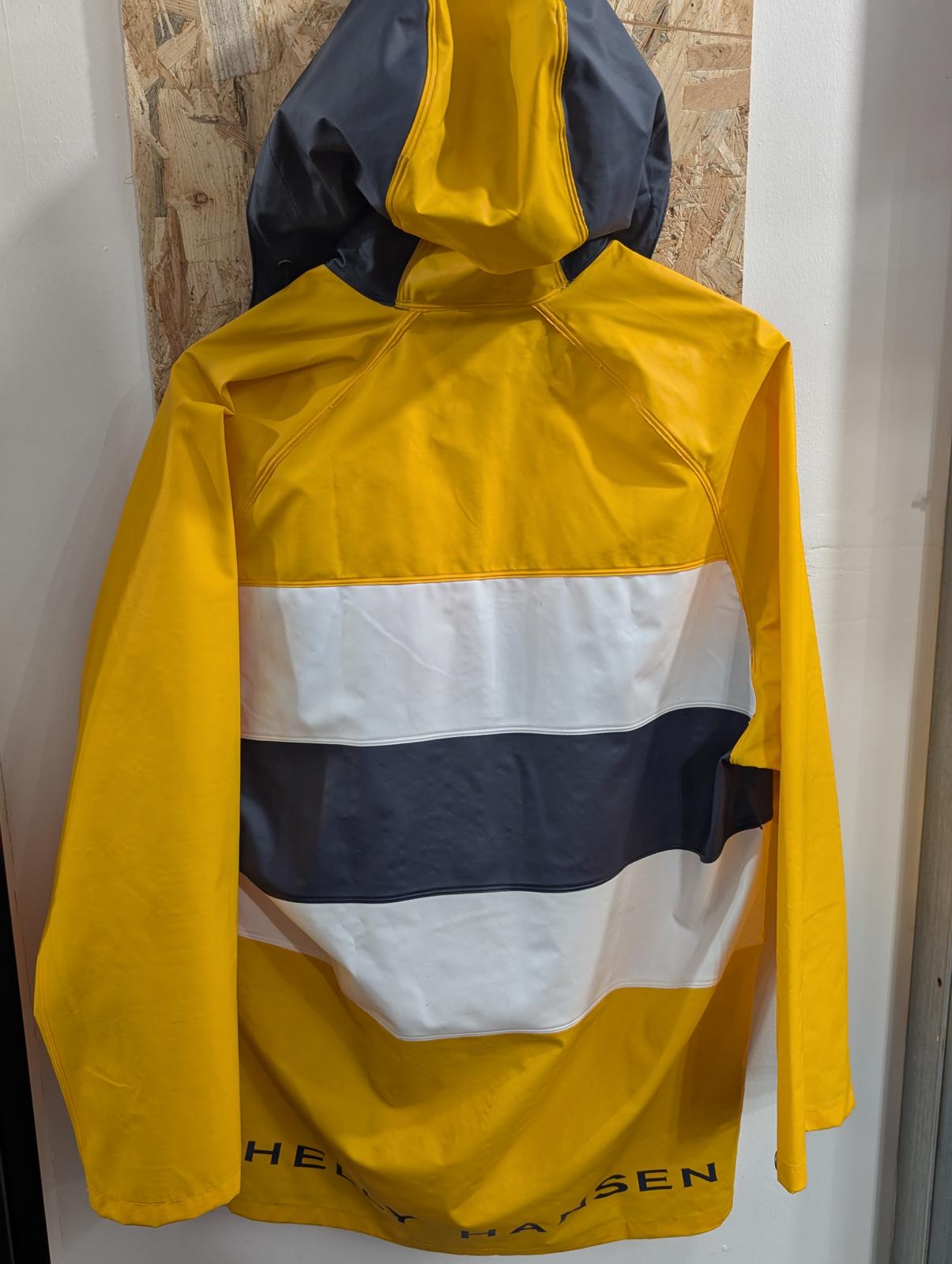 Helly Hansen Jacket Small XS Waterproof Oilskin Anorak Vintage 90s Pvc Raincoat