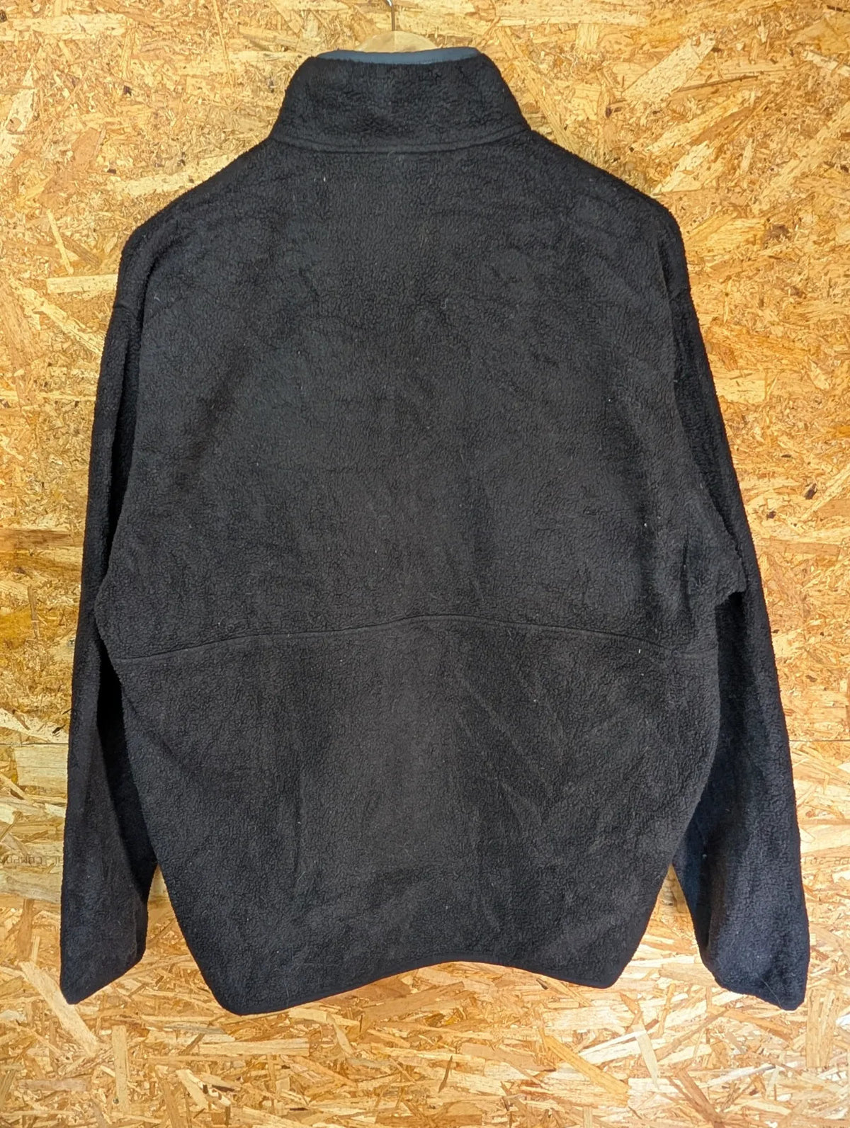 Patagonia Synchilla Fleece Mens Large Black 1/4 Zip Vintage Hiking Outdoors