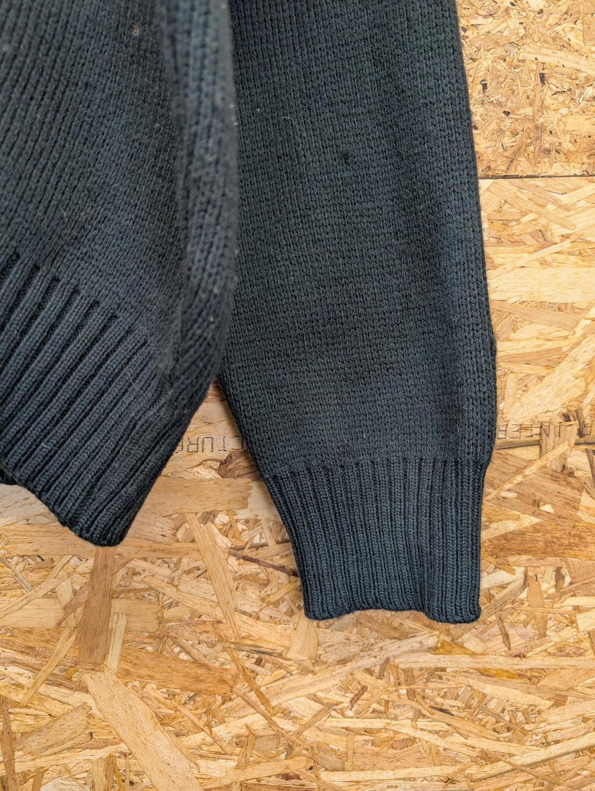 Filson Henley Guide Jumper Medium Men Green Beige Wool Tin Cloth Sweater 711 USA