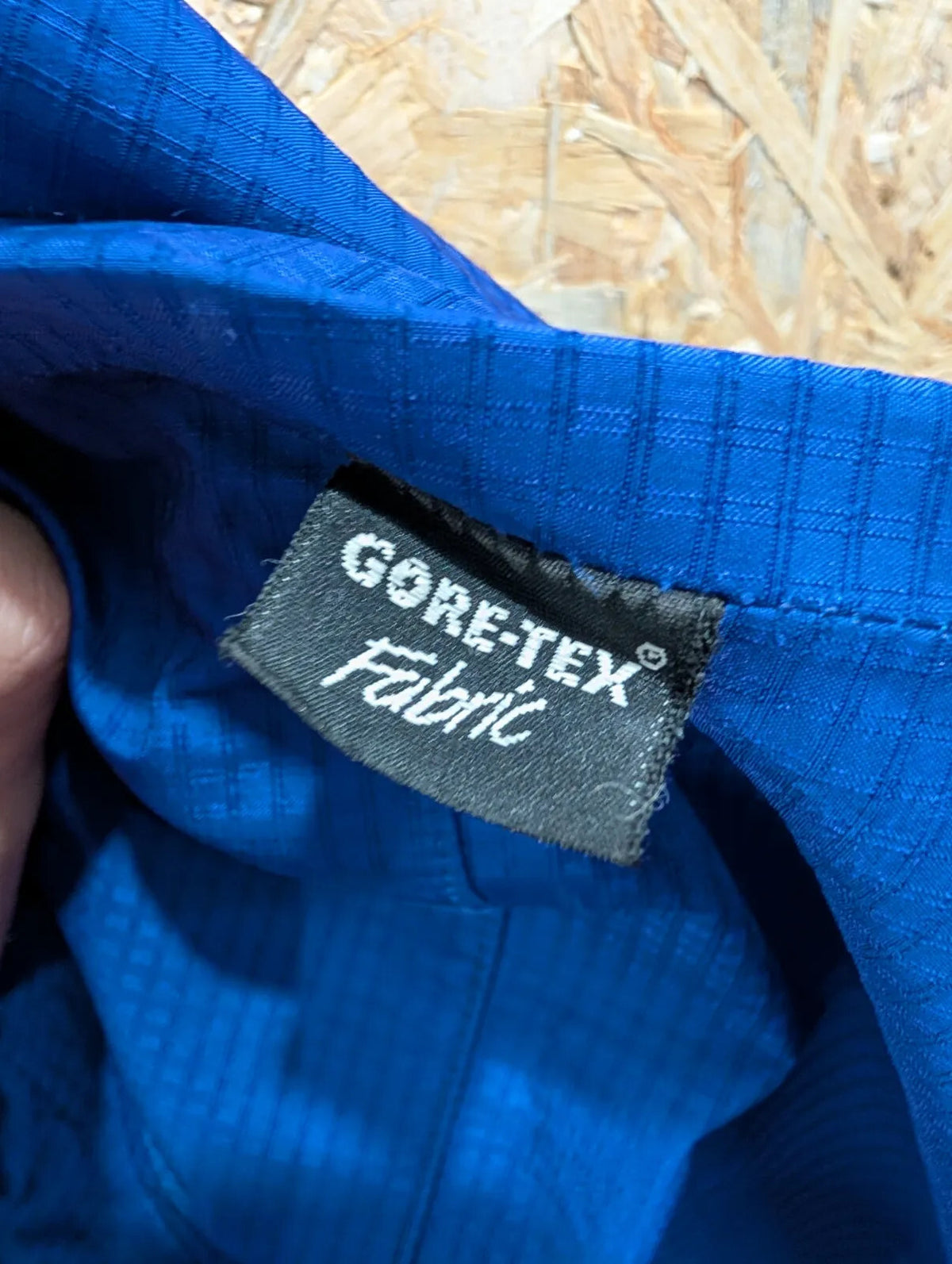 Vintage Berghaus Extrem Smock Jacket Women UK12 Blue Gore-Tex Waterproof 90s GTX