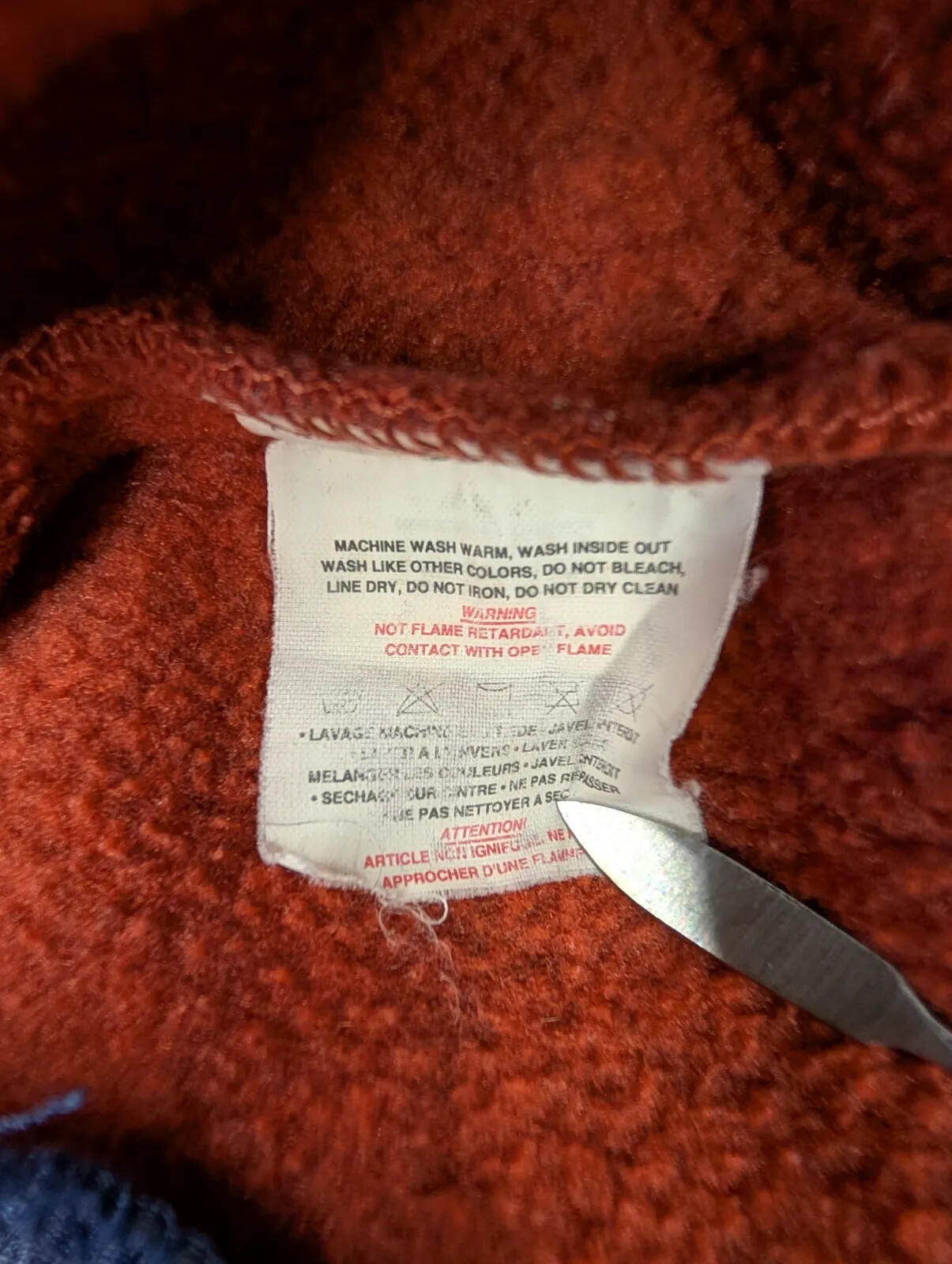 Vintage Patagonia Fleece Mens Medium Synchilla Pullover Orange Sweater USA Made