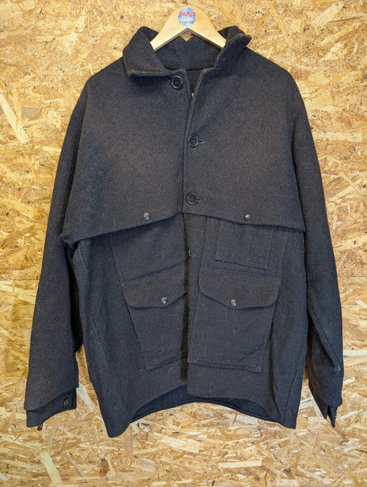 Filson Double Mackinaw Coat Large 42 Wool Jacket Forest Green Made USA Lot 83XL