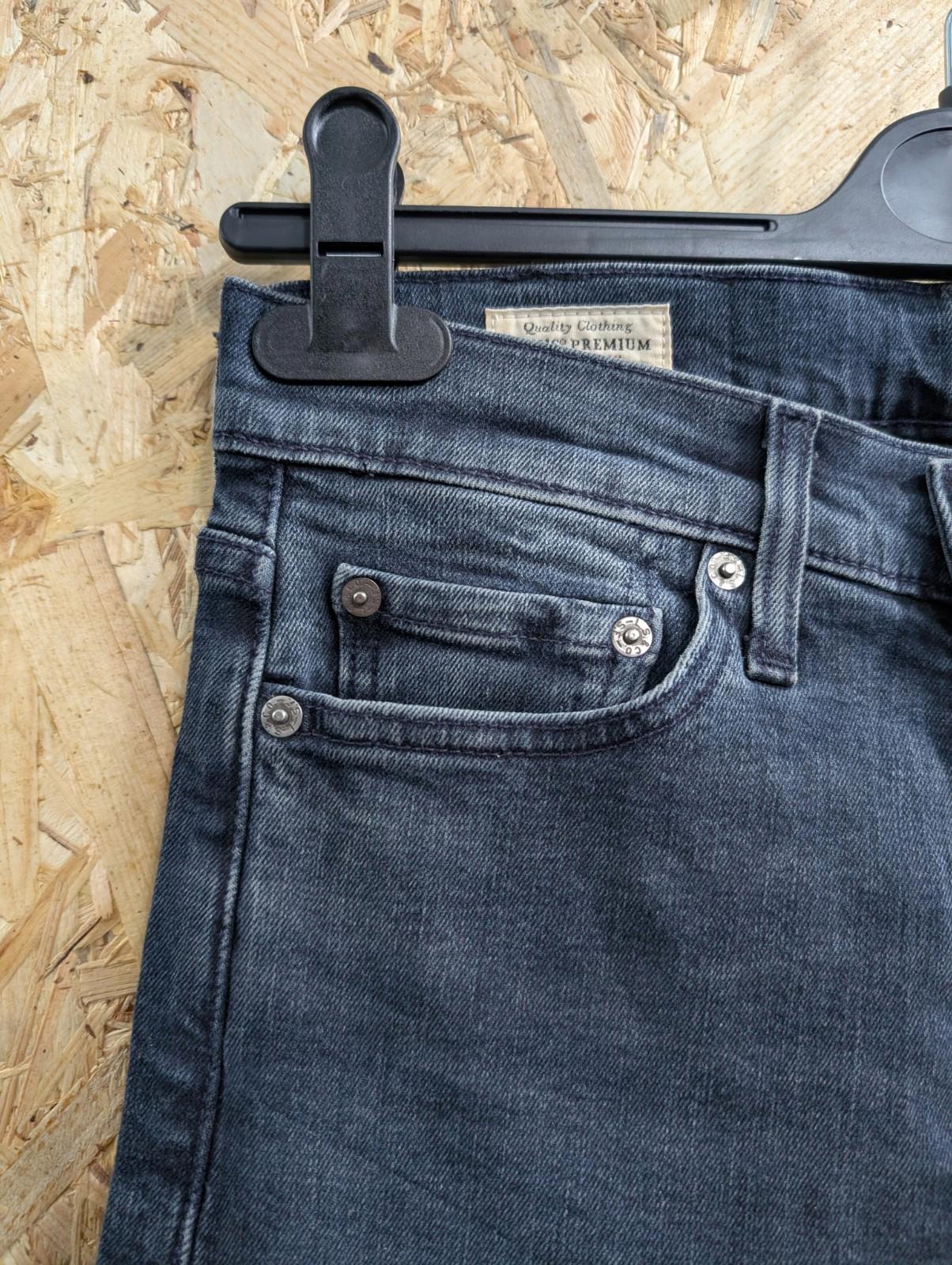 Levis 512 Slim Jeans W32 L32 Men Navy Blue Stretch Premium Big E Red Tab Zip Fly