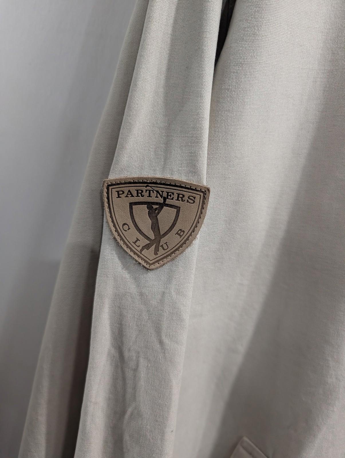 PGA Tour Jacket Mens XL Corduroy Collar Beige Cream Simple Cotton Harrington