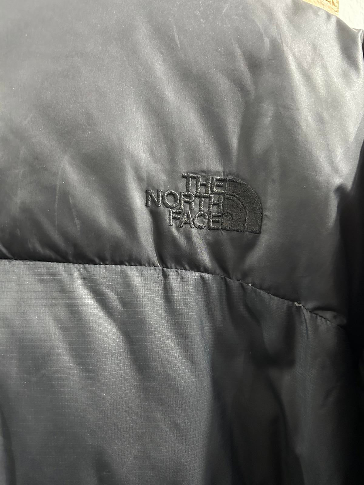 TNF North Face Nuptse 700 Mens Size Large UK Goose Down Puffer Jacket Black