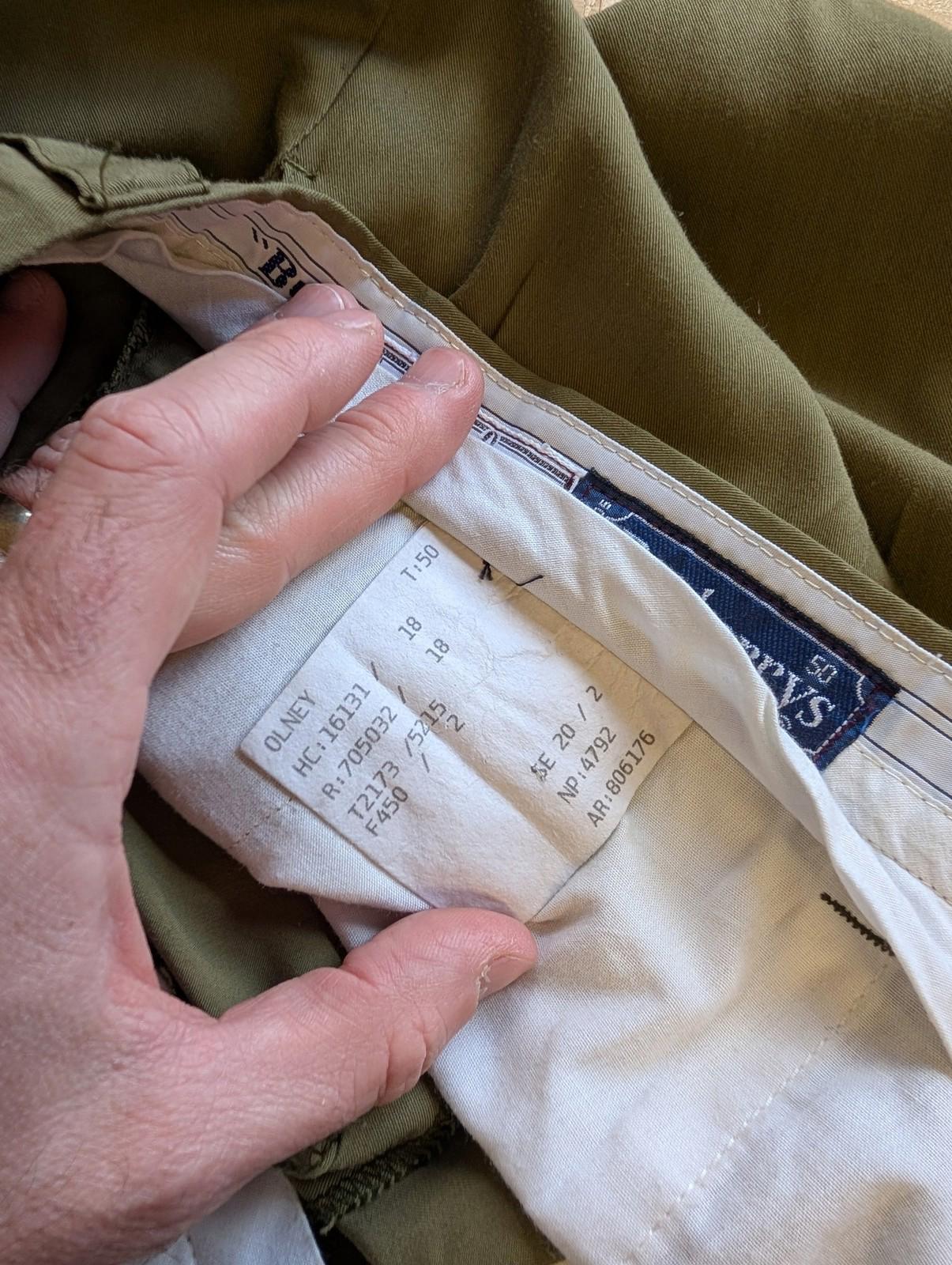 Burberry Shorts W38 Mens Pleated Tailored Front Olive Khaki Green Vintage 90s