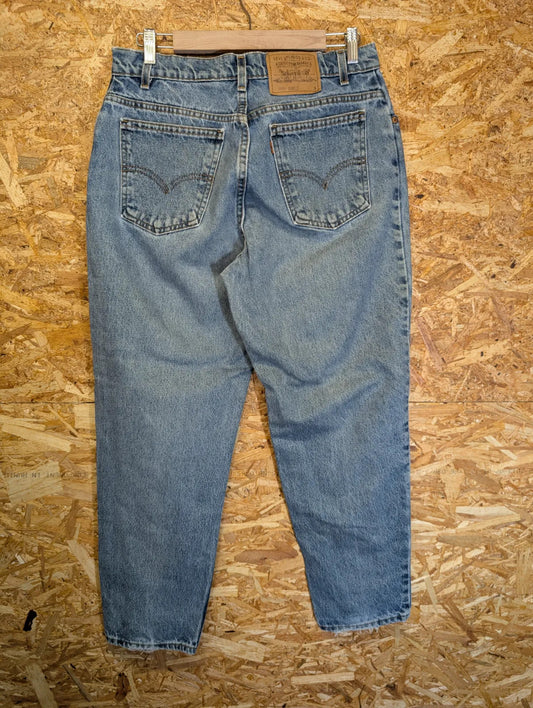 Vintage Levis 550 Jeans UK14 W32 L29 Blue Relaxed Baggy Tapered USA Made 90s