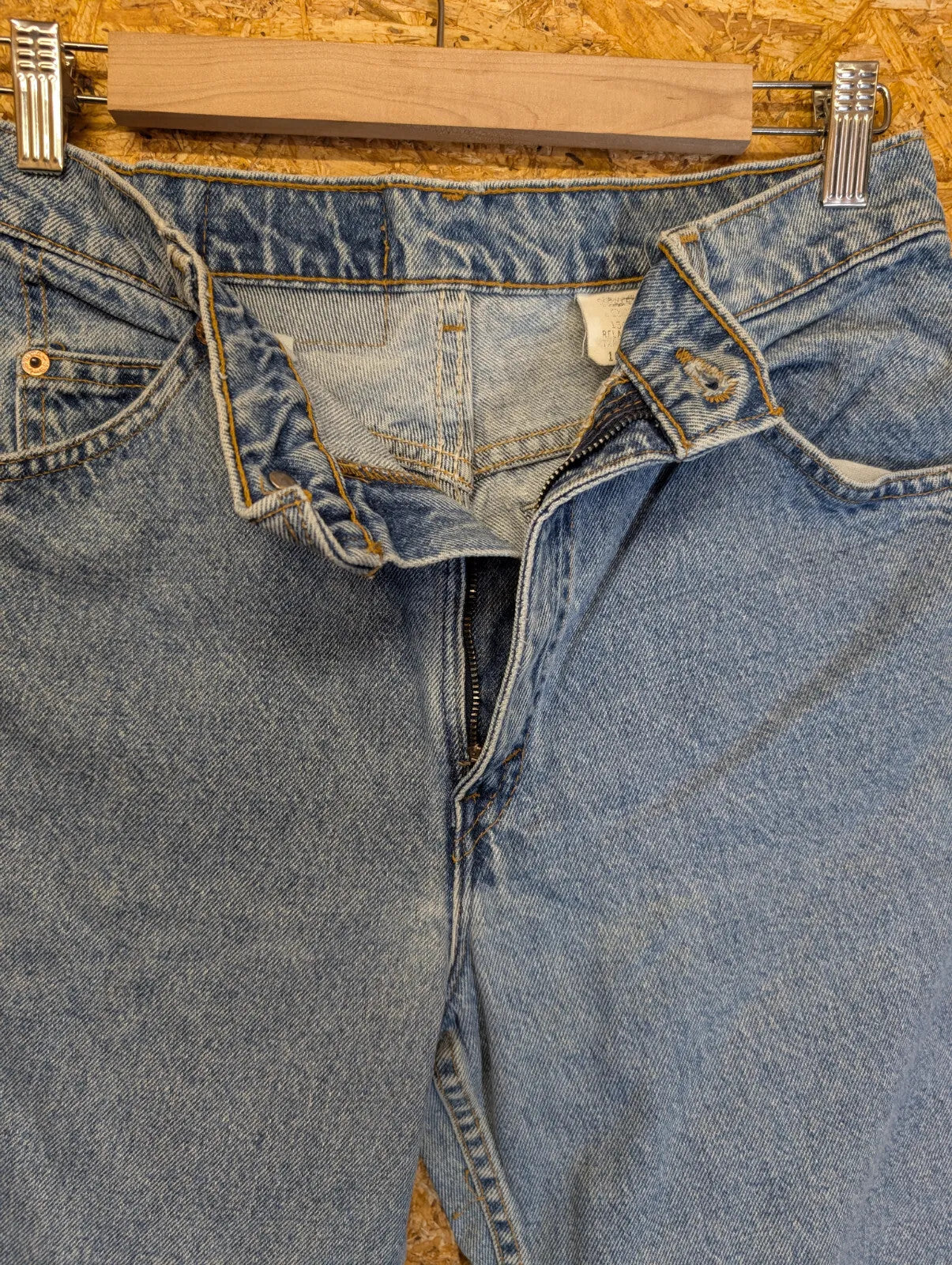 Levis 15951 Relaxed Fit Tapered Jeans W28 L25 Women High Waist Orange Tab 90s