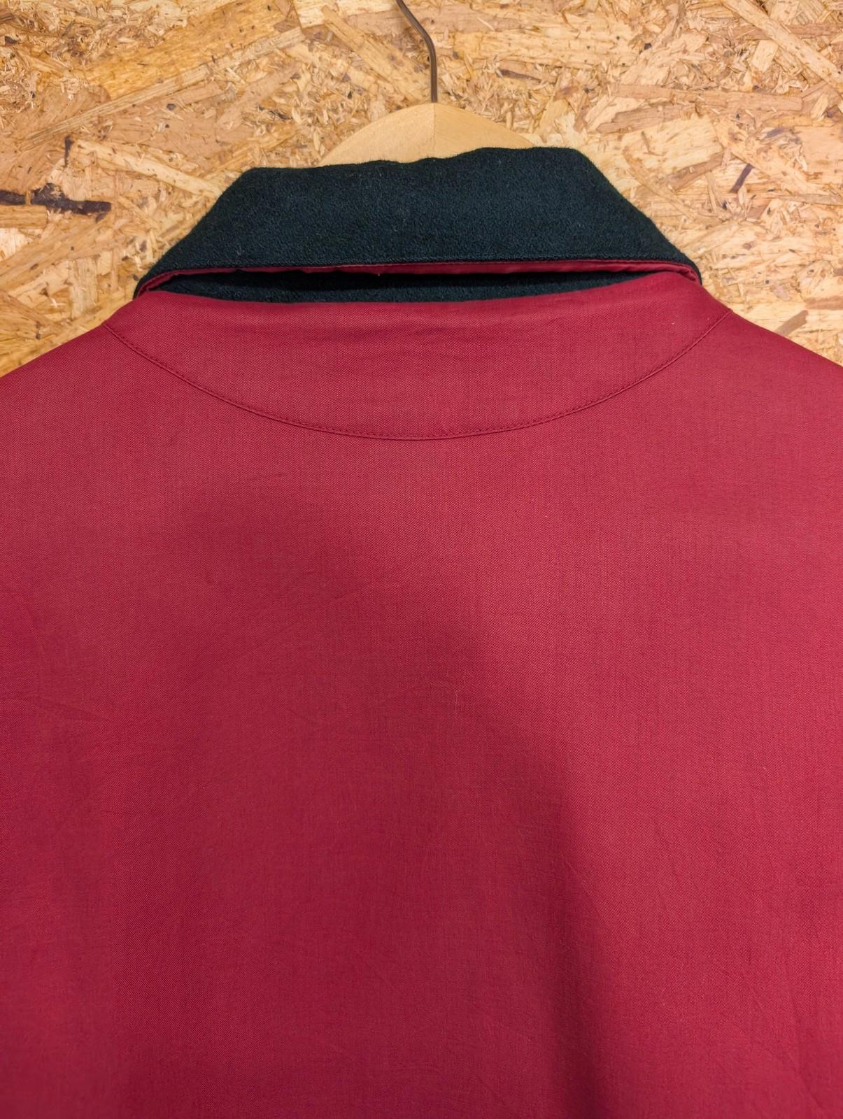 Gant The Flyer Bomber Jacket Large Men Vintage 80s Red Cotton Wool Lined Coat