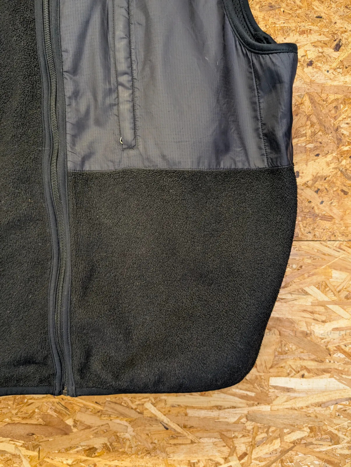 Vintage Ralph Lauren Gilet Fleece Vest Mens Large Black Full Zip Polo Jeans Co