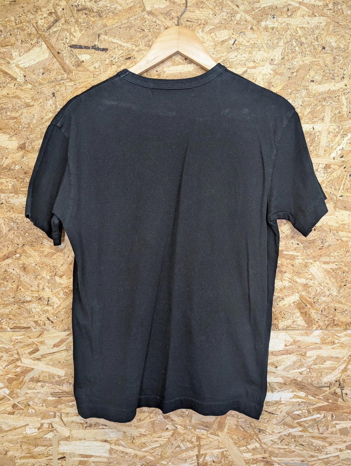 Comme des Garçons PLAY T-Shirt Large Men Inverted Heart Outline Black Cotton