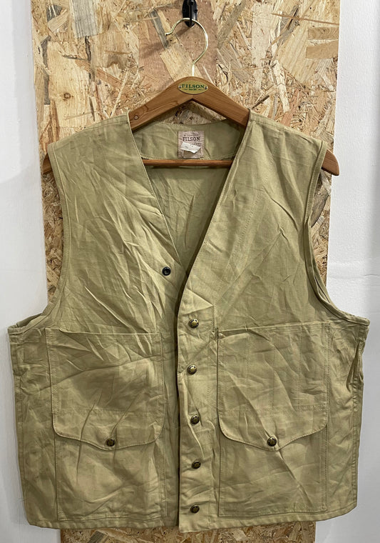 Filson Dry Tin Cruiser Vest Made In USA Style 8 Cloth Gilet Body Warmer 44 XL