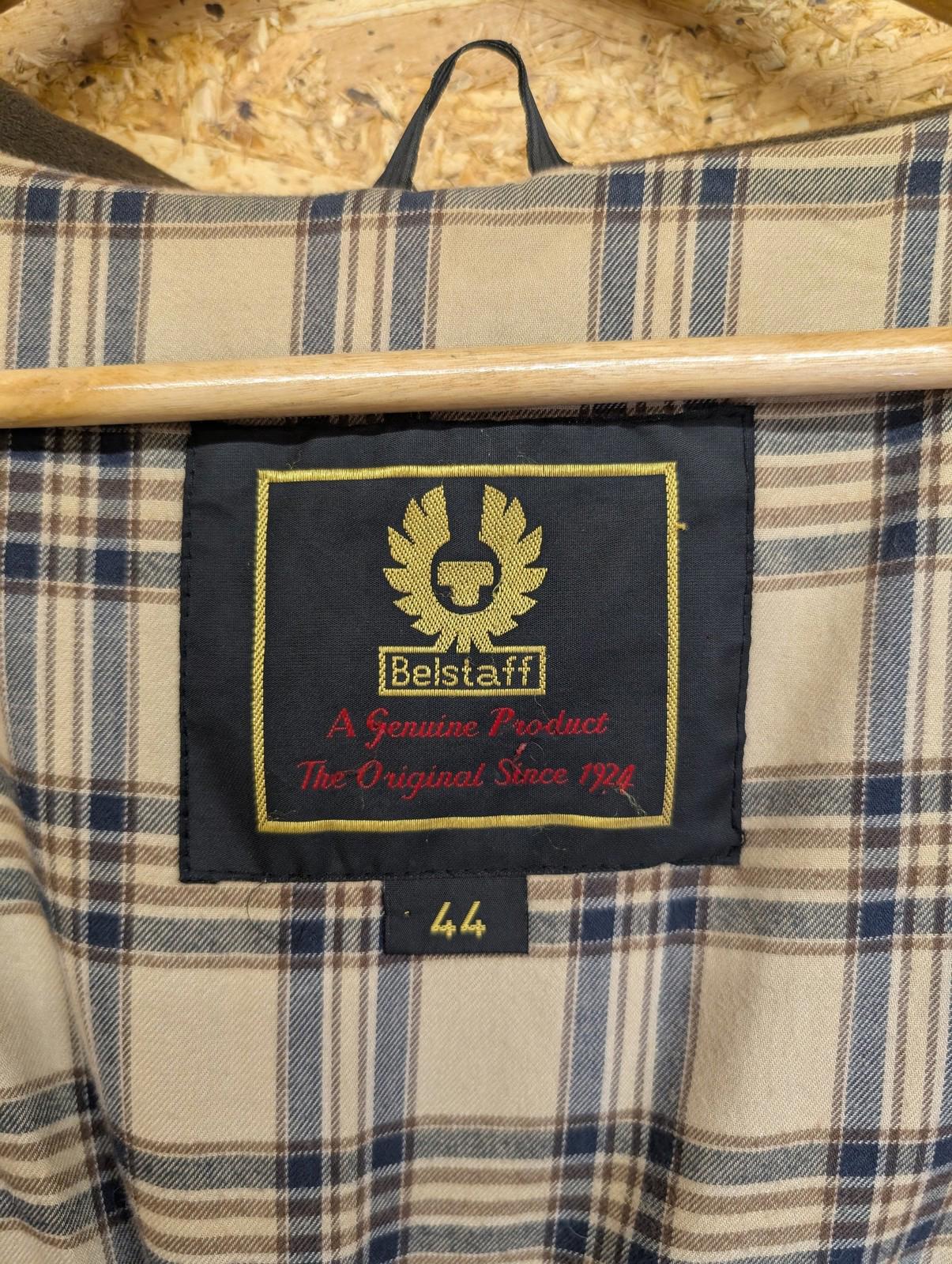 Belstaff Wax Jacket UK 12 / 44 Women Quilted Fur Trim Hood Brown Winter Coat