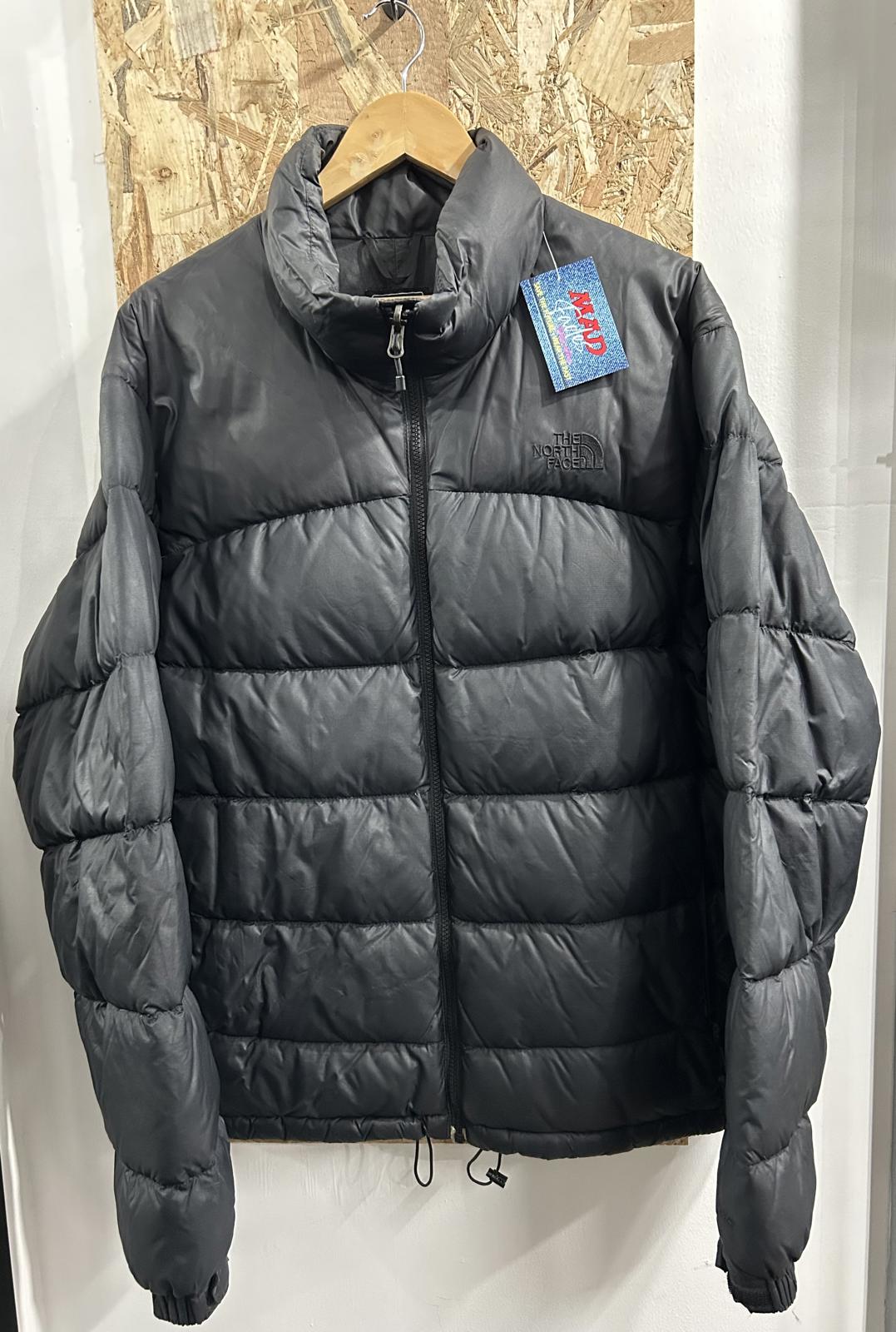 TNF North Face Nuptse 700 Mens Size Large UK Goose Down Puffer Jacket Black