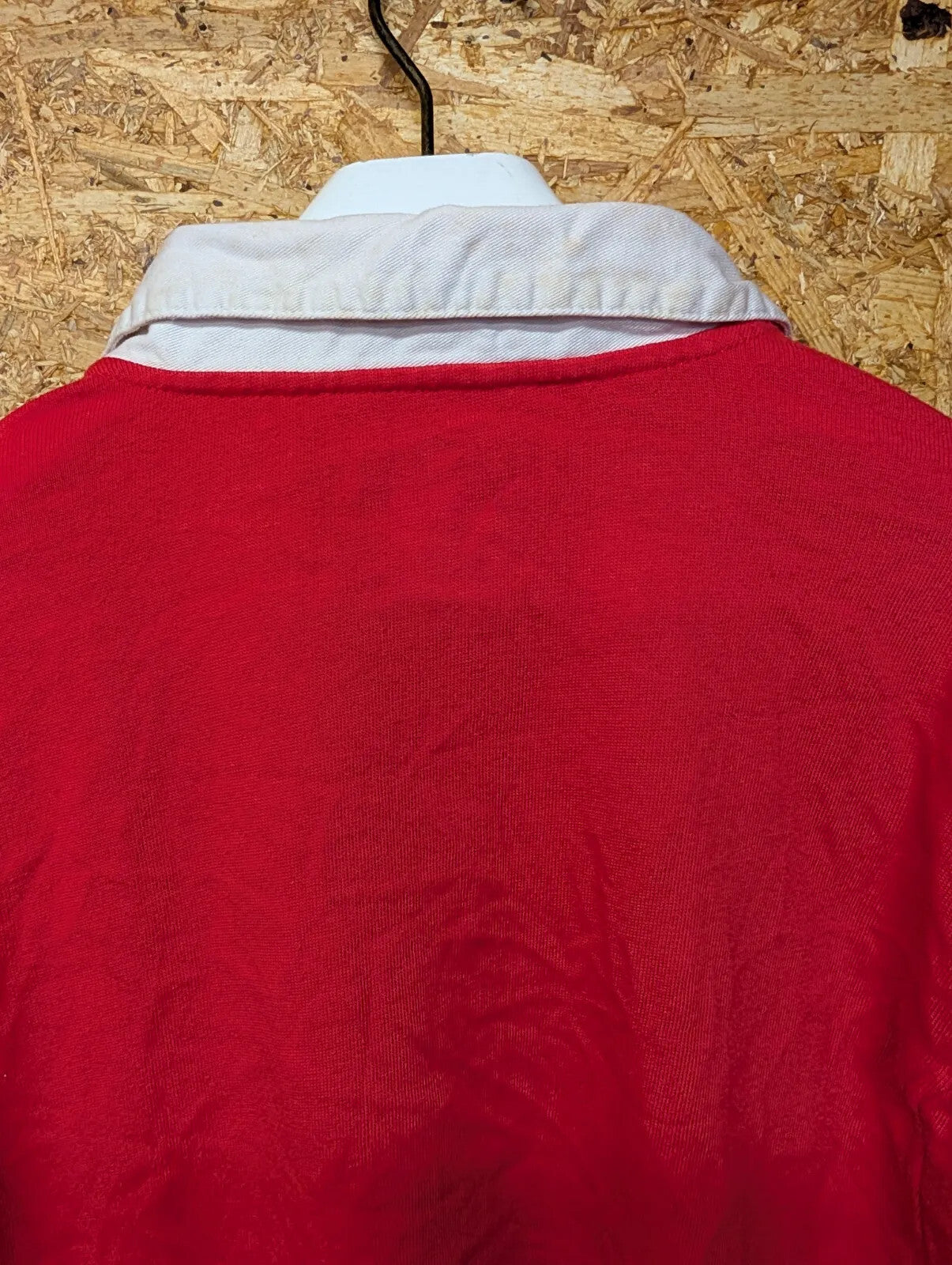 Wales Rugby 04/06 Shirt Womens UK16 XL Red Button Up L/S Cymru Reebok WRU