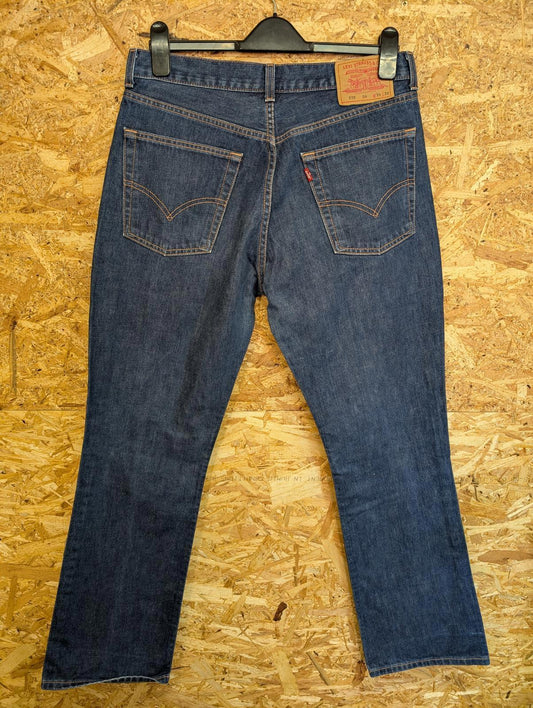 Levis 535 Jeans W34 L32 Made in USA Vintage Y2K Mid Wash Blue Denim