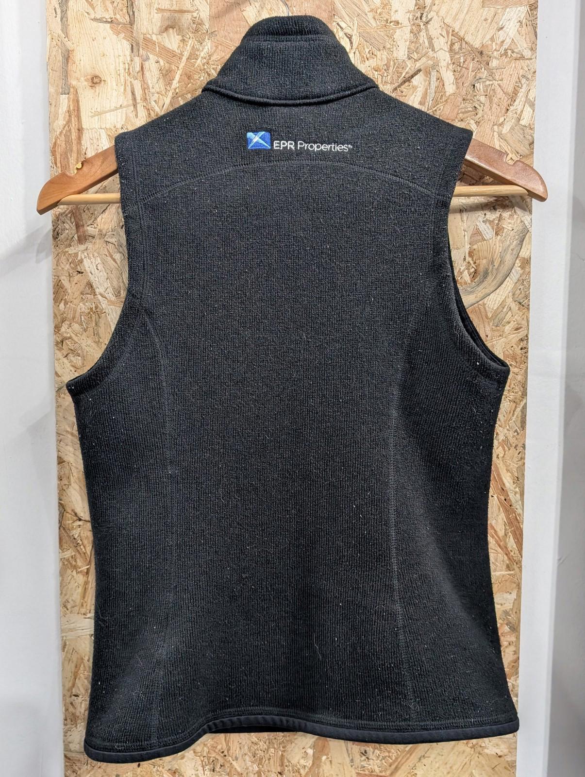 Patagonia Fleece Vest XS Women Sleeveless Black Gilet Better Sweater Bodywarmer