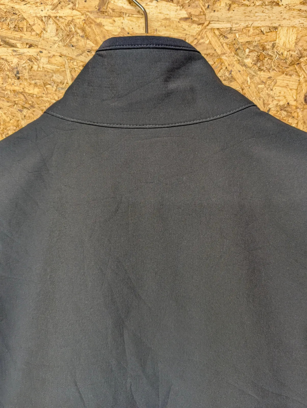 Patagonia Track Jacket Full Zip Black Polyester Polartec Stretch Hiking Walking