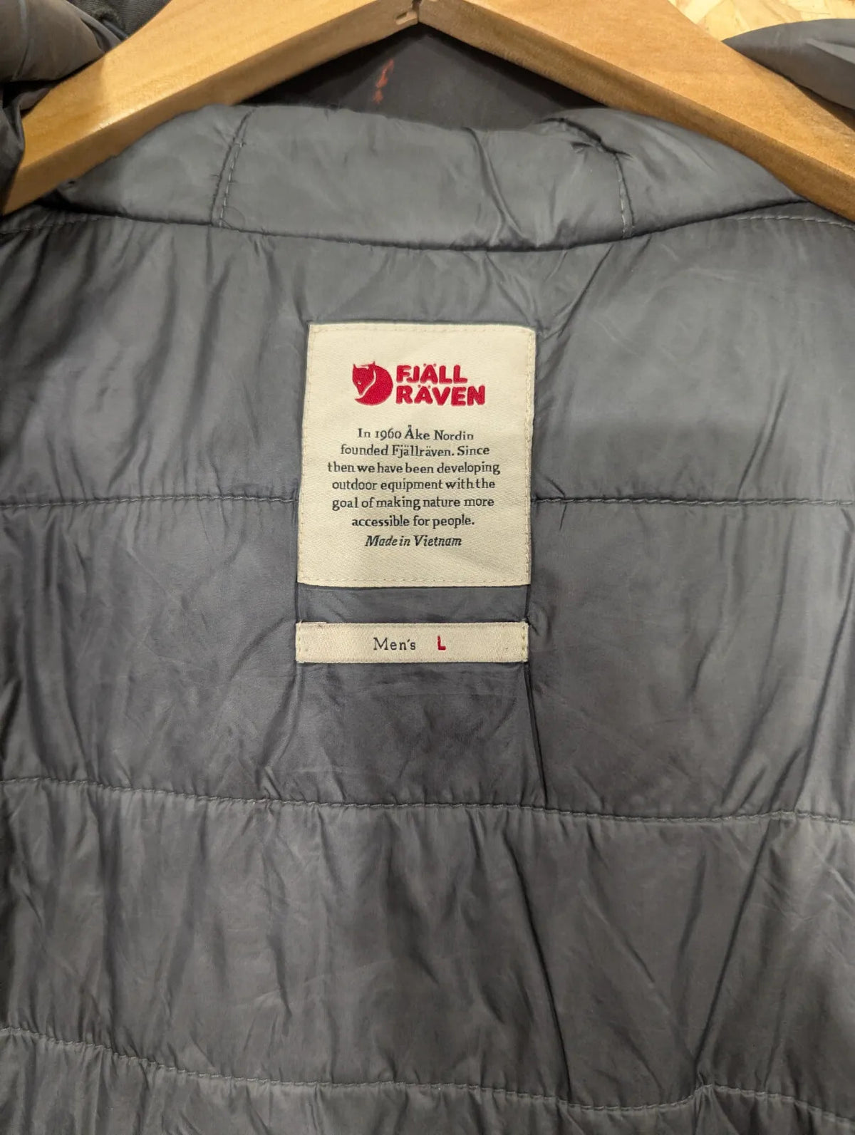 Fjallraven Skogso G1000 Jacket Mens Large Black Navy G-Loft Wax Hooded Supreme