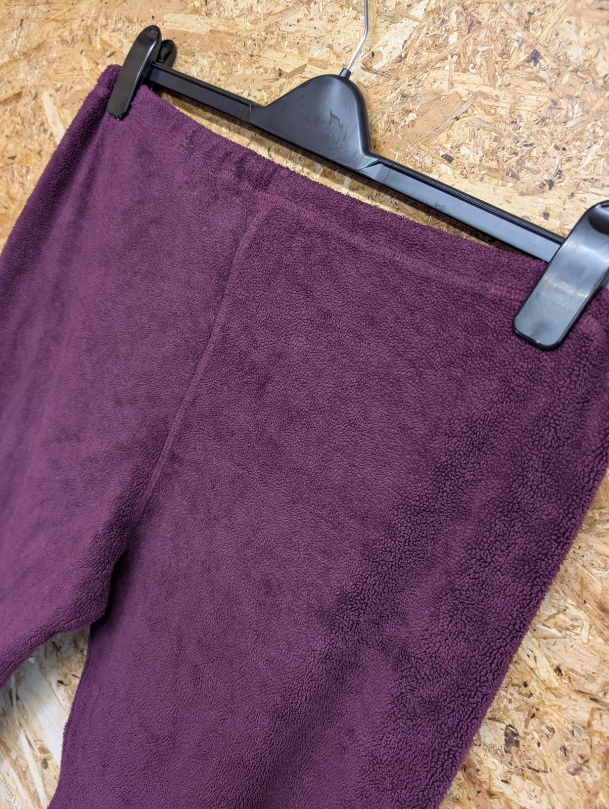 Patagonia Joggers Womens Medium Rhythm Fleece Pants Burgundy Red Purple