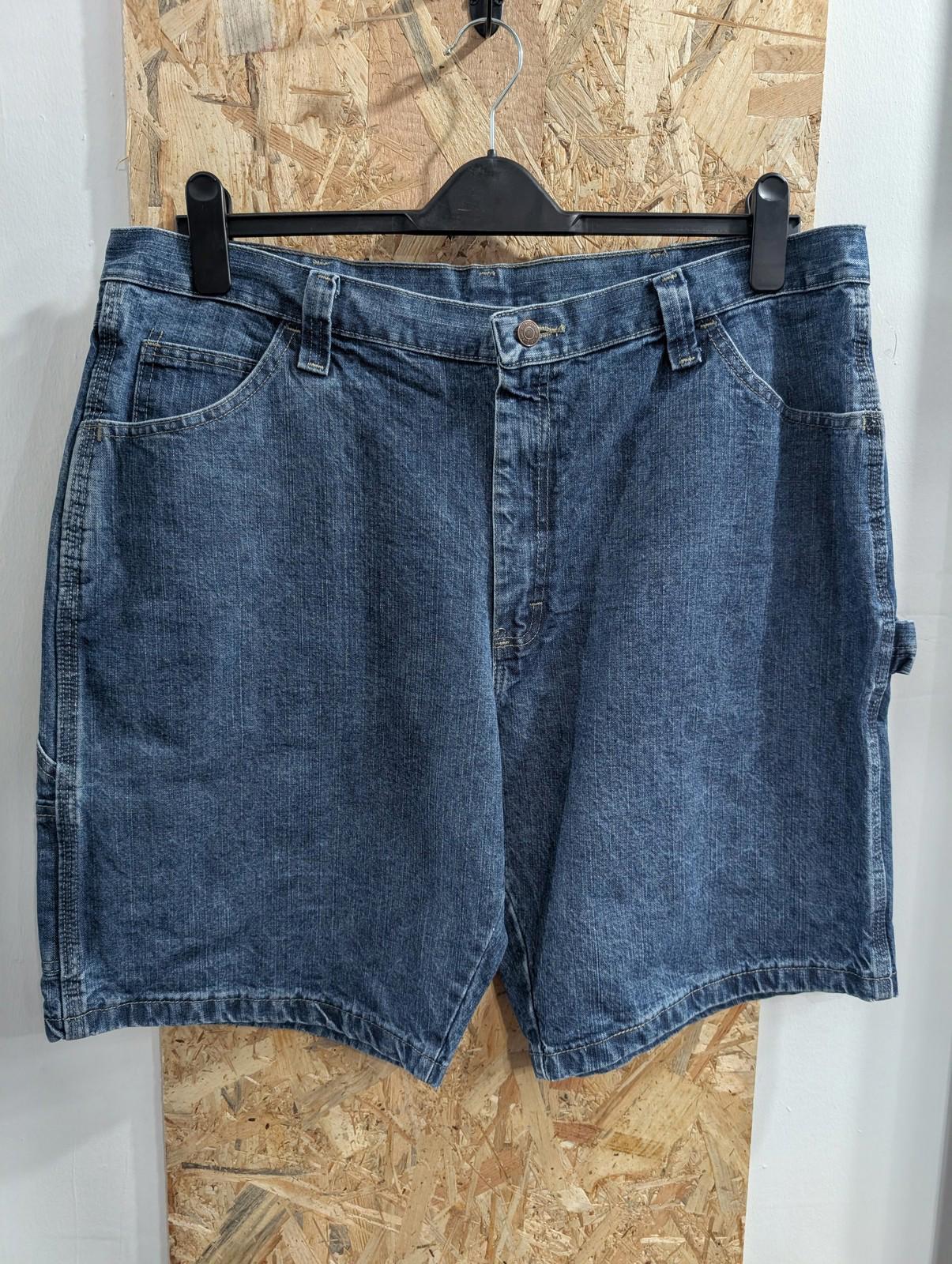 Wrangler Classic Denim Carpenter Shorts Mens W38 Casual Blue Jorts Pockets USA