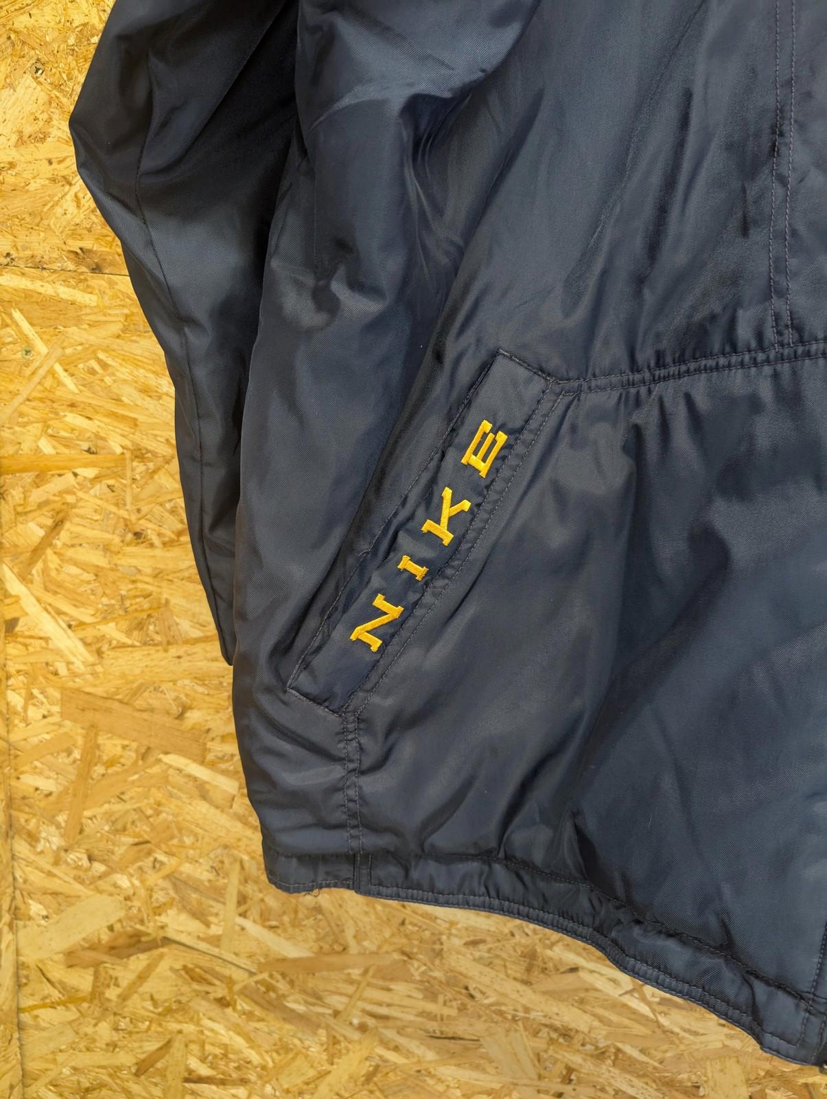 Nike Track Jacket 2XL Men Vintage 90s Yellow Navy Blue Full Zip Y2K Retro XXL