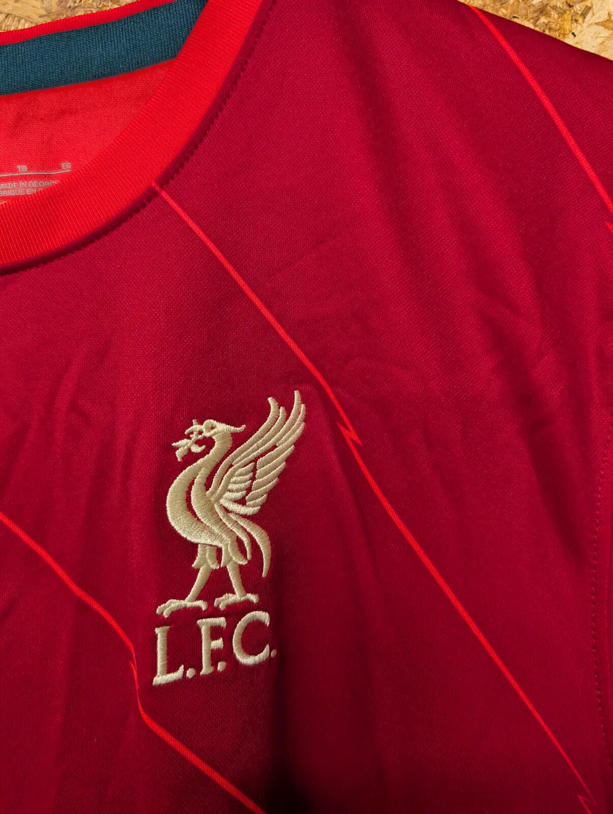 Nike Liverpool 2022 Home FC Football Shirt Mens XL Red Dri FIT Short Sleeve